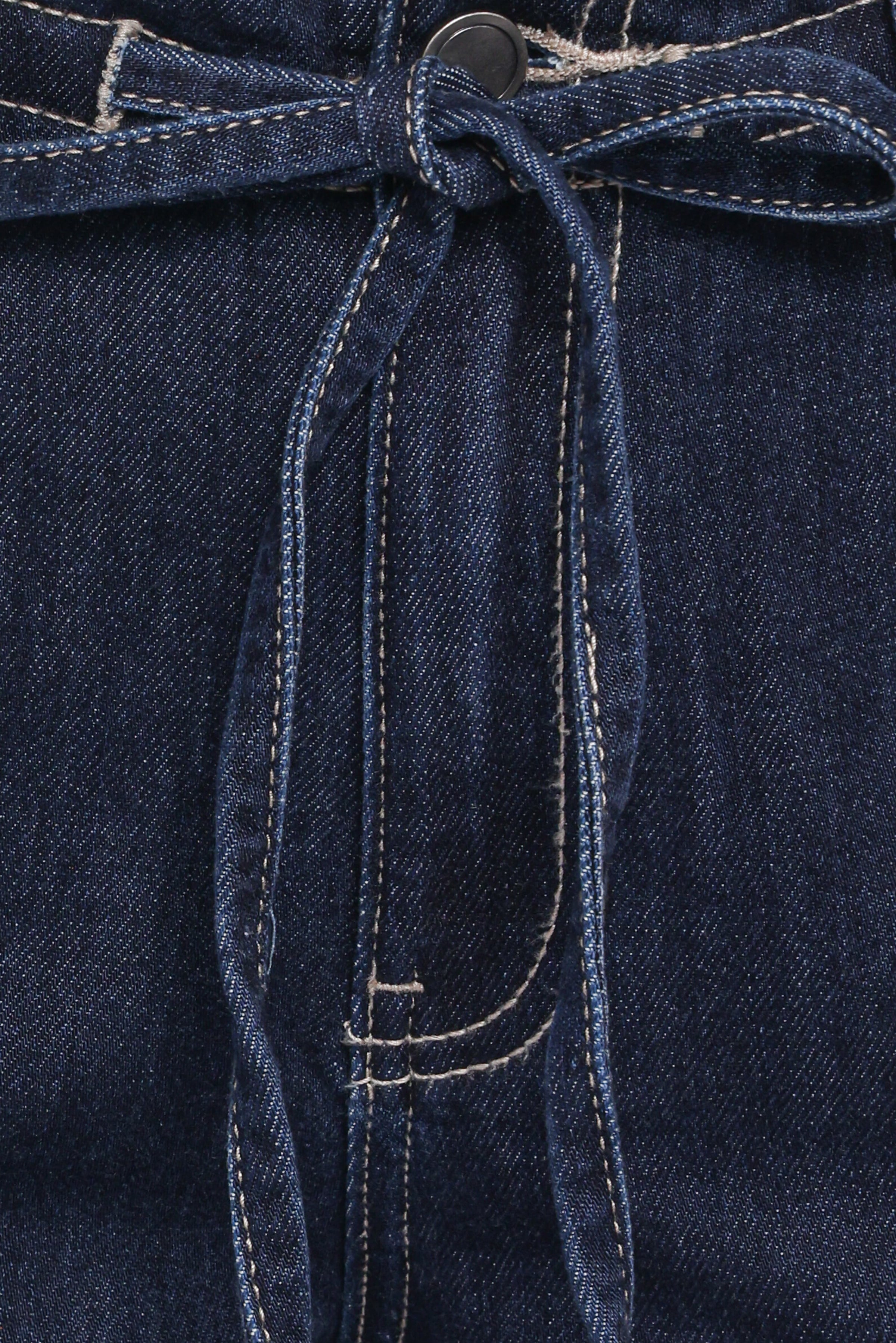 Petal and Pup USA BOTTOMS Clover Drawstring Wide Leg Jeans - Dark Wash