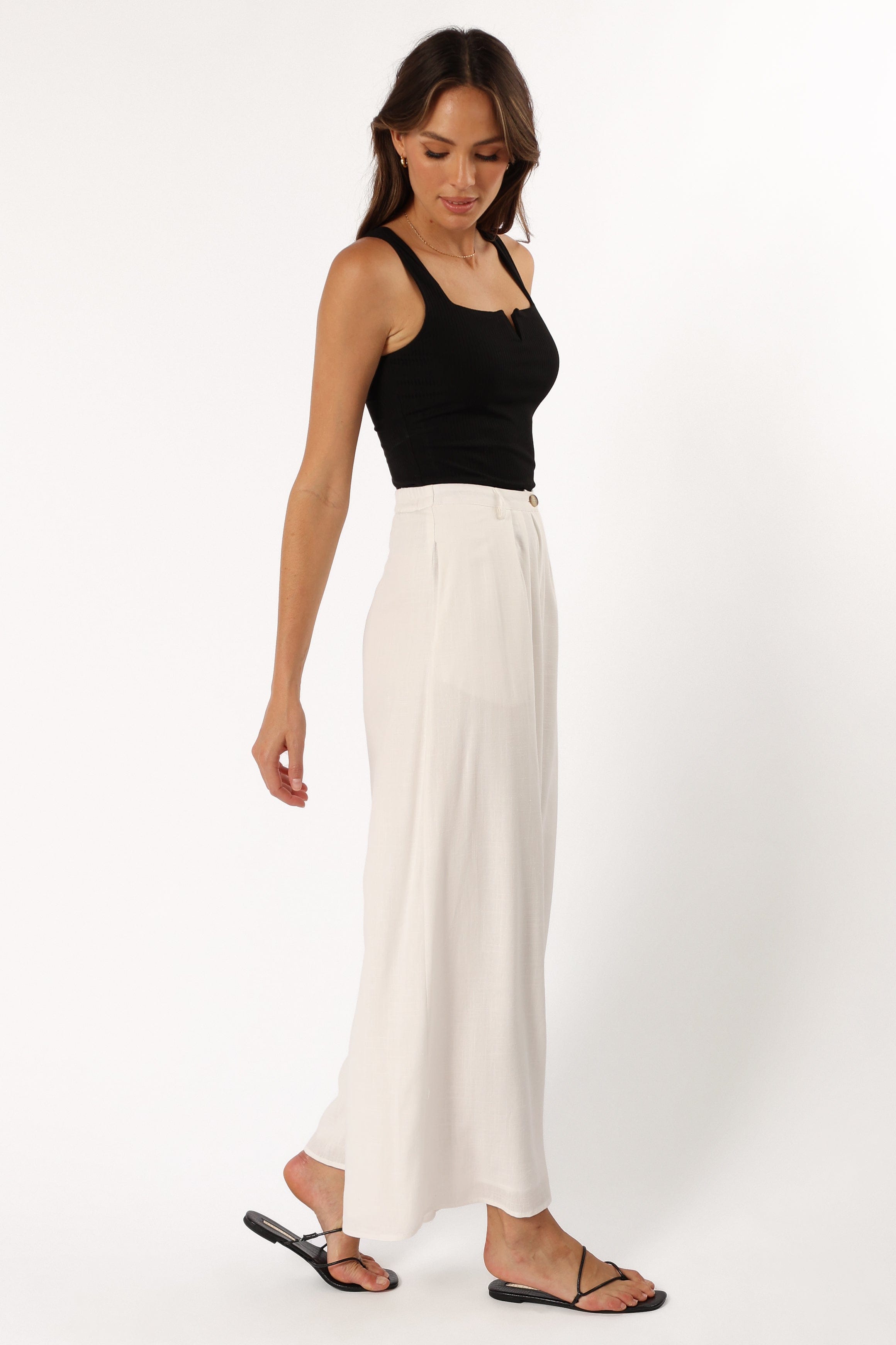 Petal and Pup USA BOTTOMS Colleen Pant - White