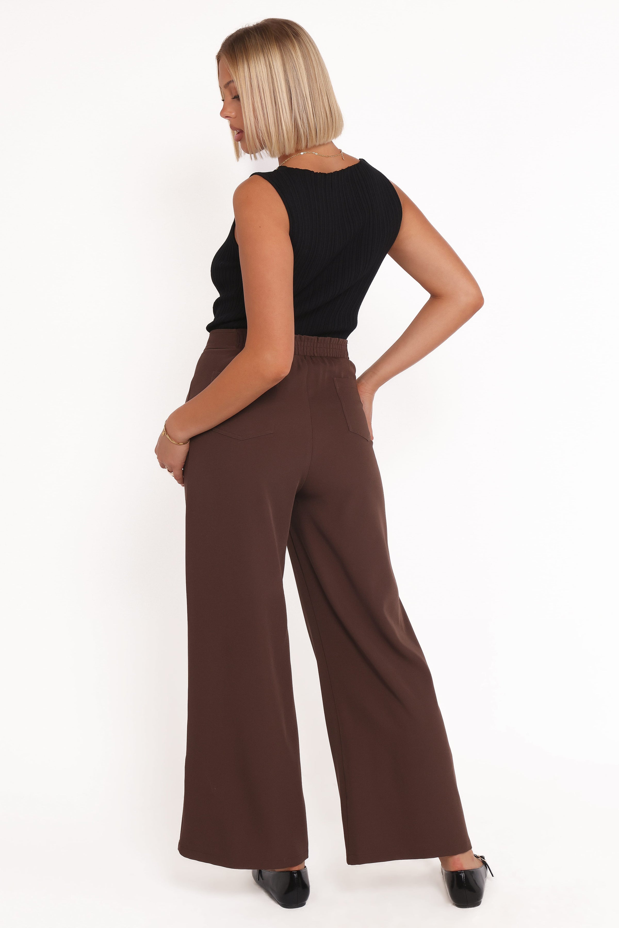 Petal and Pup USA BOTTOMS Corfu Pants - Brown