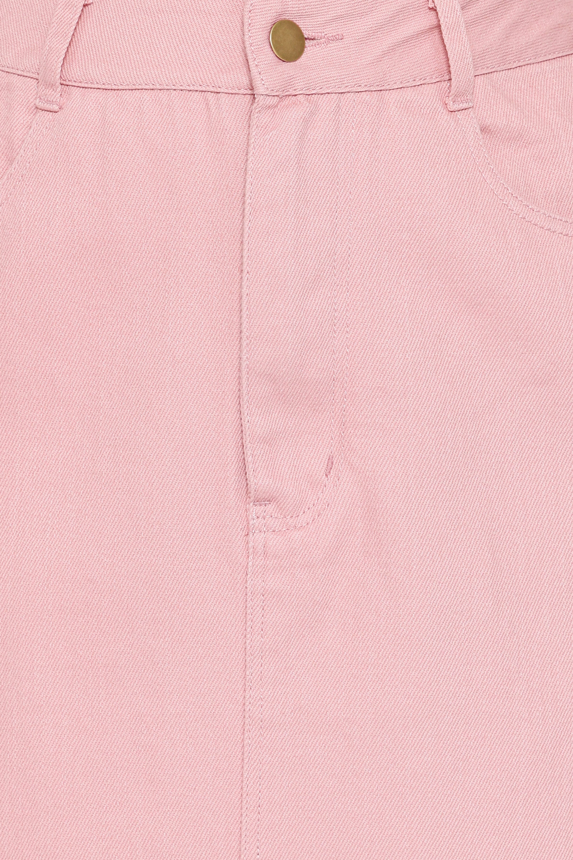Petal and Pup USA BOTTOMS Dana Denim Midi Skirt - Dusty Pink