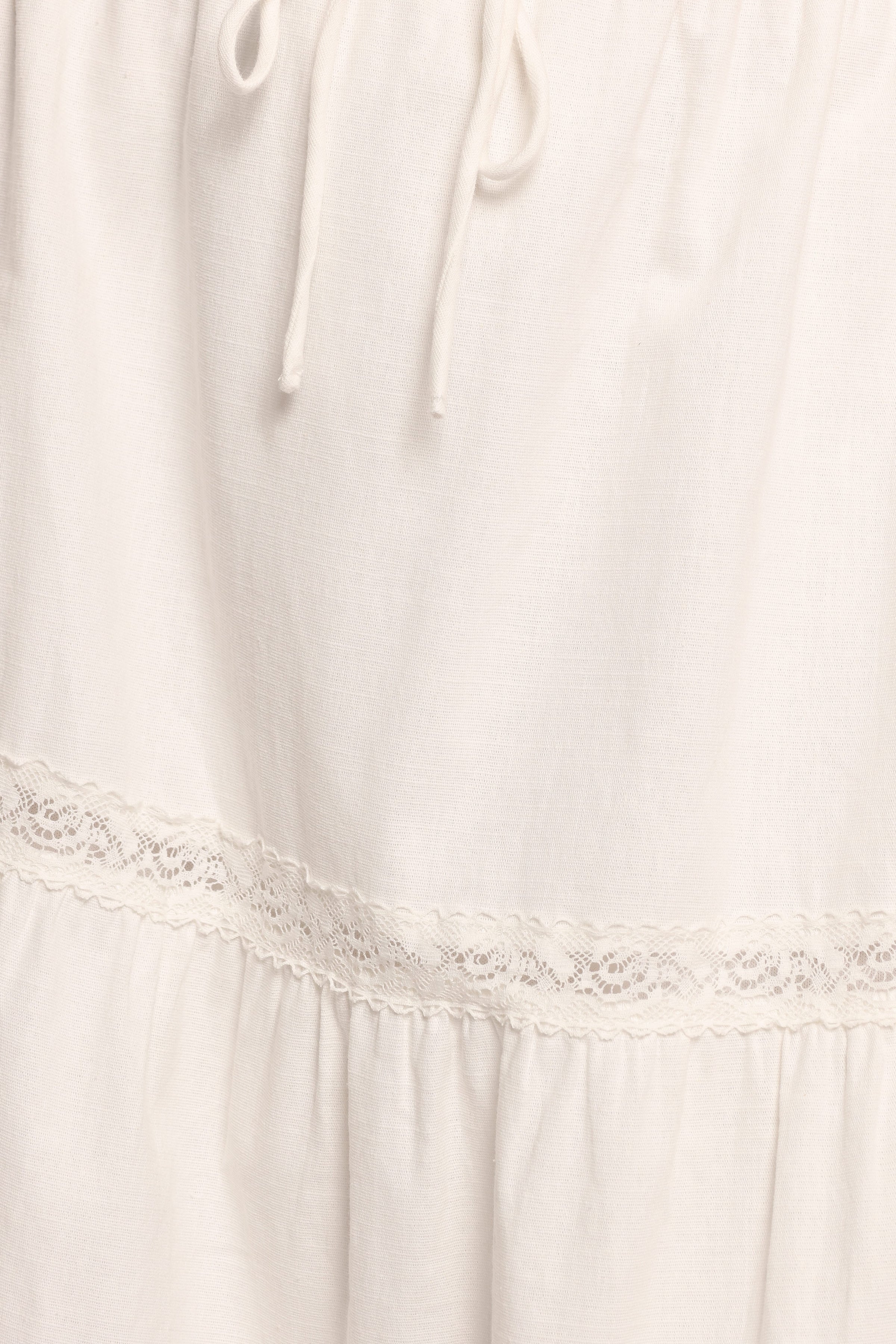 Petal and Pup USA BOTTOMS Darlia Tiered Maxi Skirt - White (Hold for Rack)