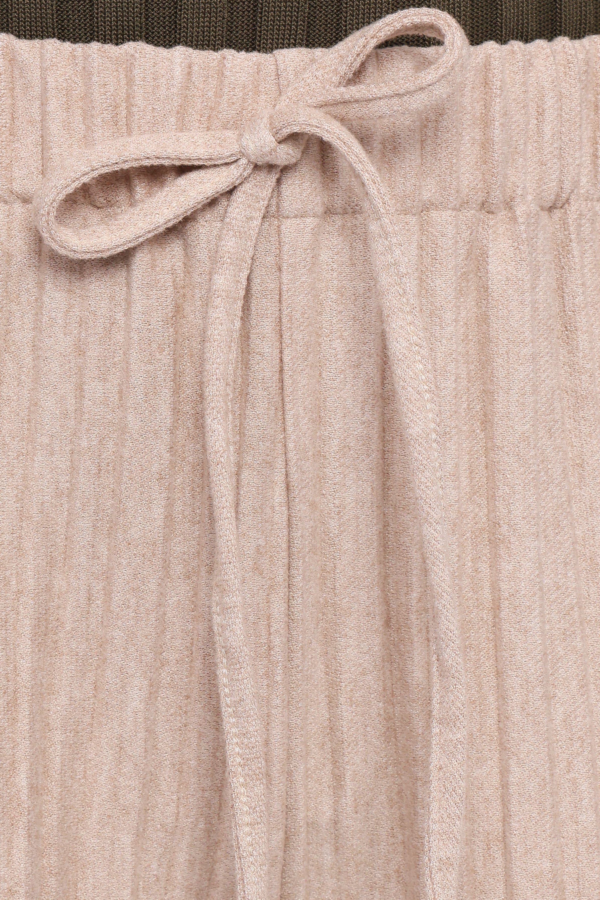 Petal and Pup USA BOTTOMS Davis Pleated Knit Pant - Beige