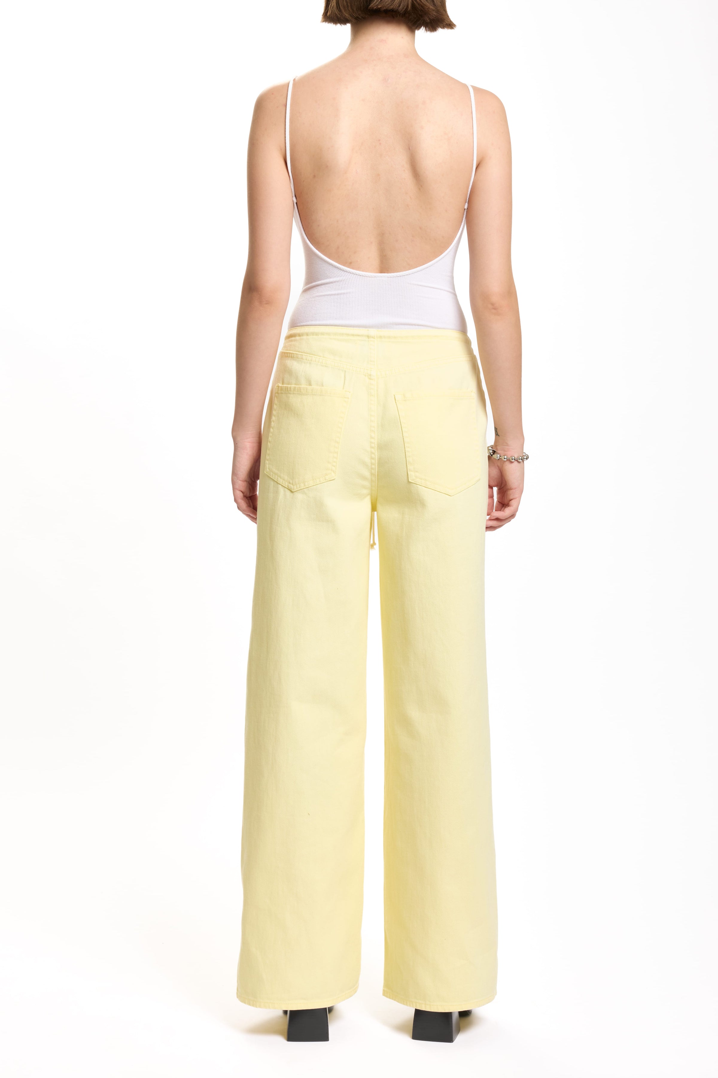 Petal and Pup USA BOTTOMS Daze Madison Wide Leg Jeans - Sunny