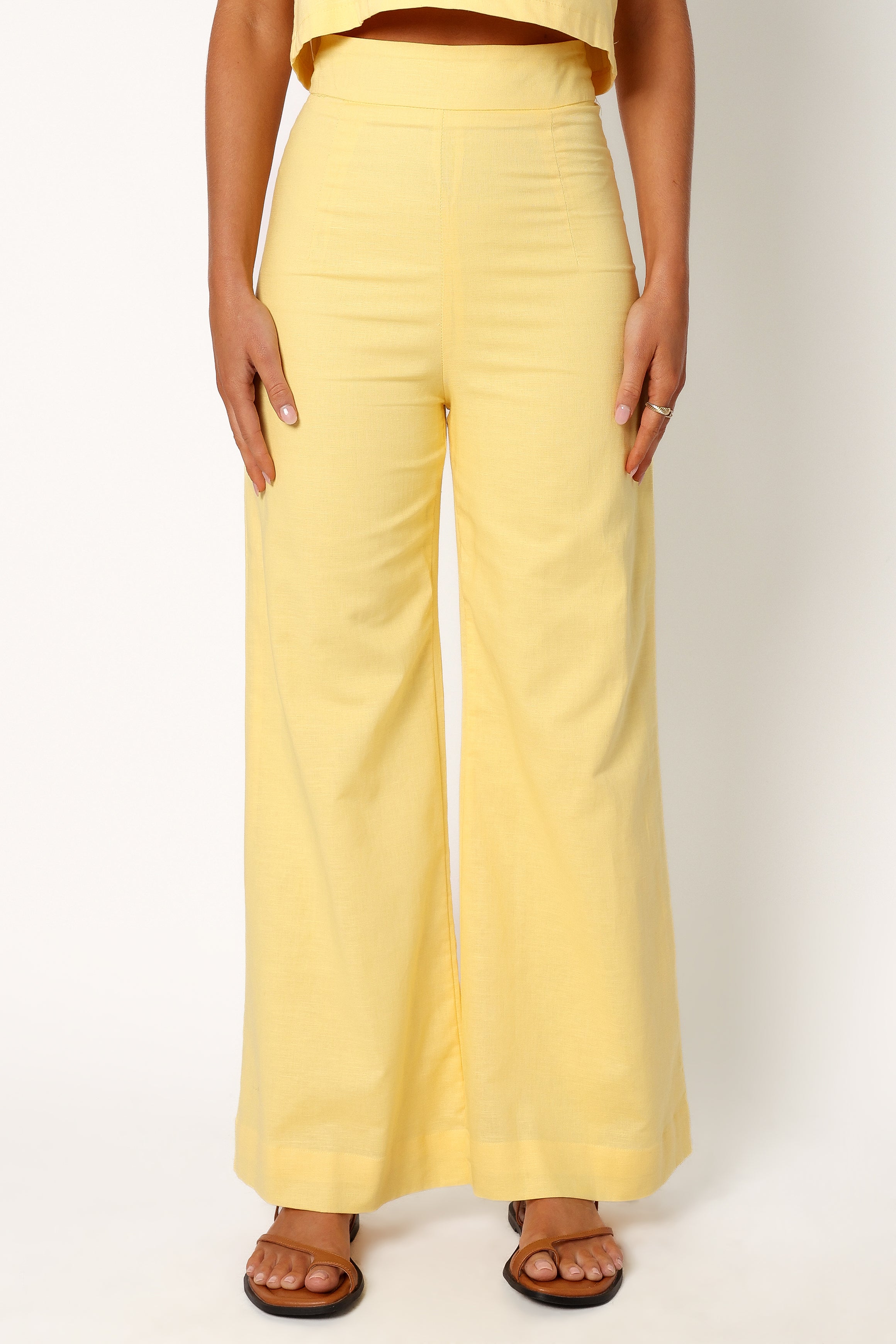 Petal and Pup USA BOTTOMS Devlin Pant - Butter Yellow