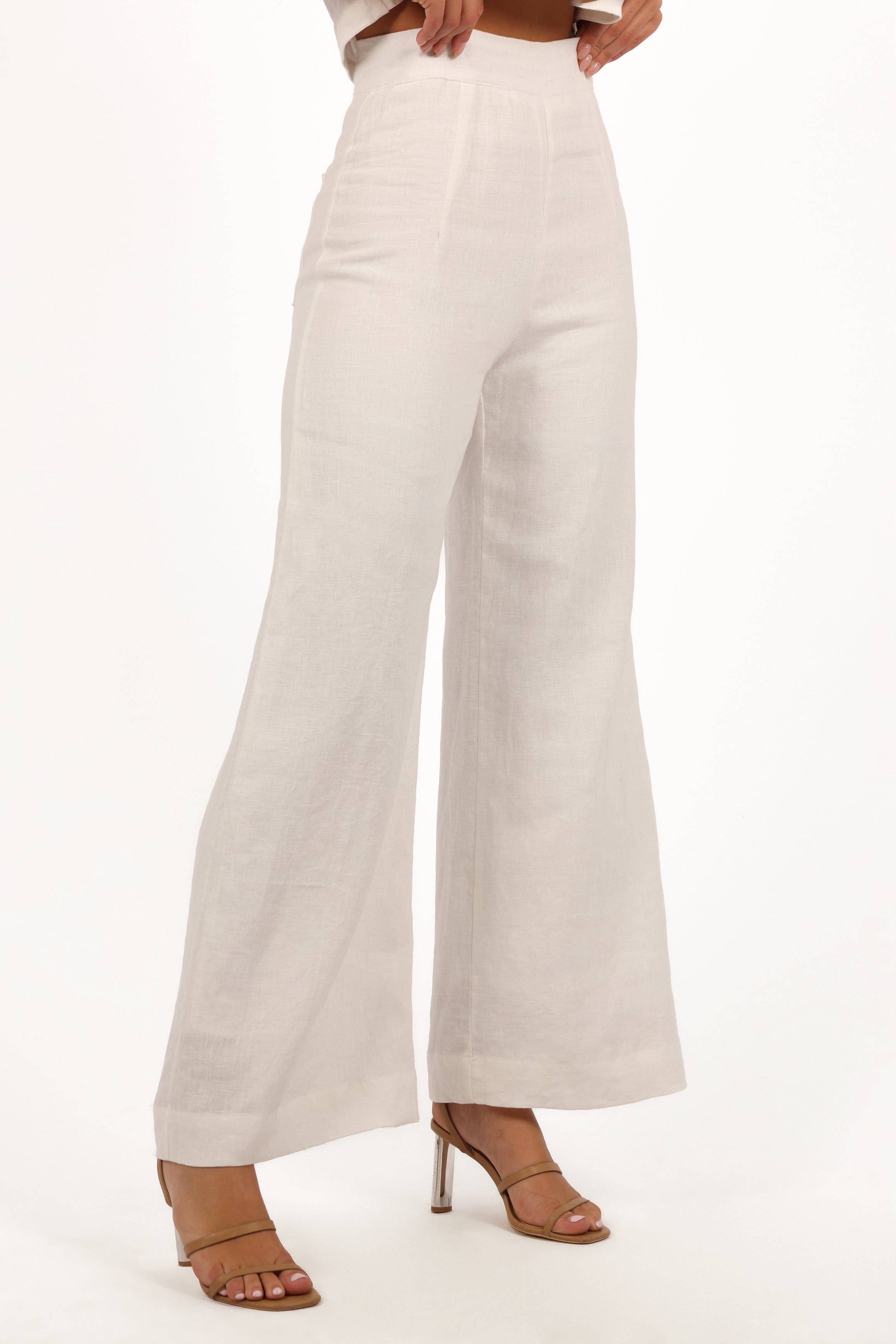 Petal and Pup USA BOTTOMS Devlin Pant - Cloud White