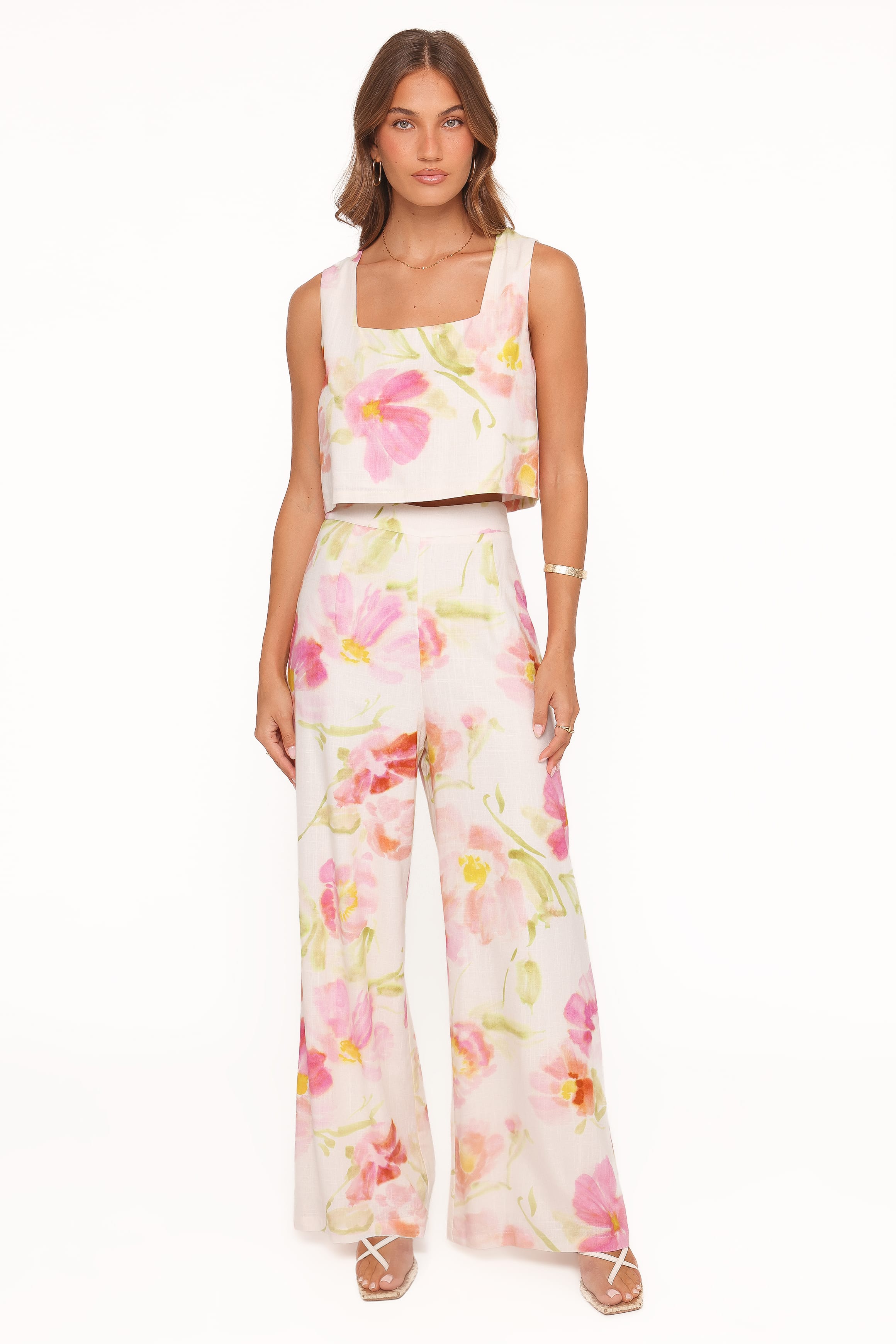 Petal and Pup USA BOTTOMS Devlin Pant - Pink Garden Floral