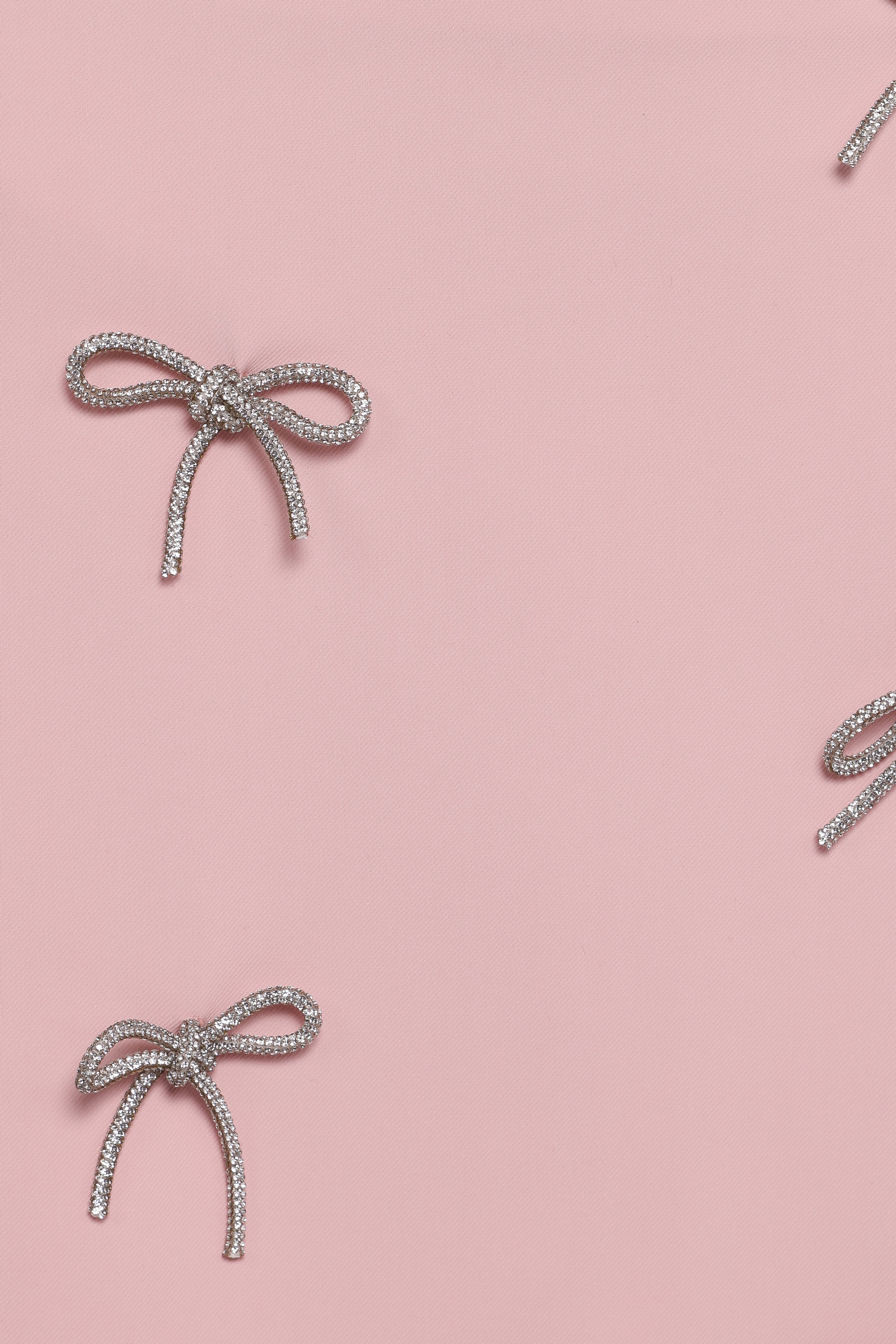 Petal and Pup USA BOTTOMS Effie Embellished Bow Mini Skirt - Pink