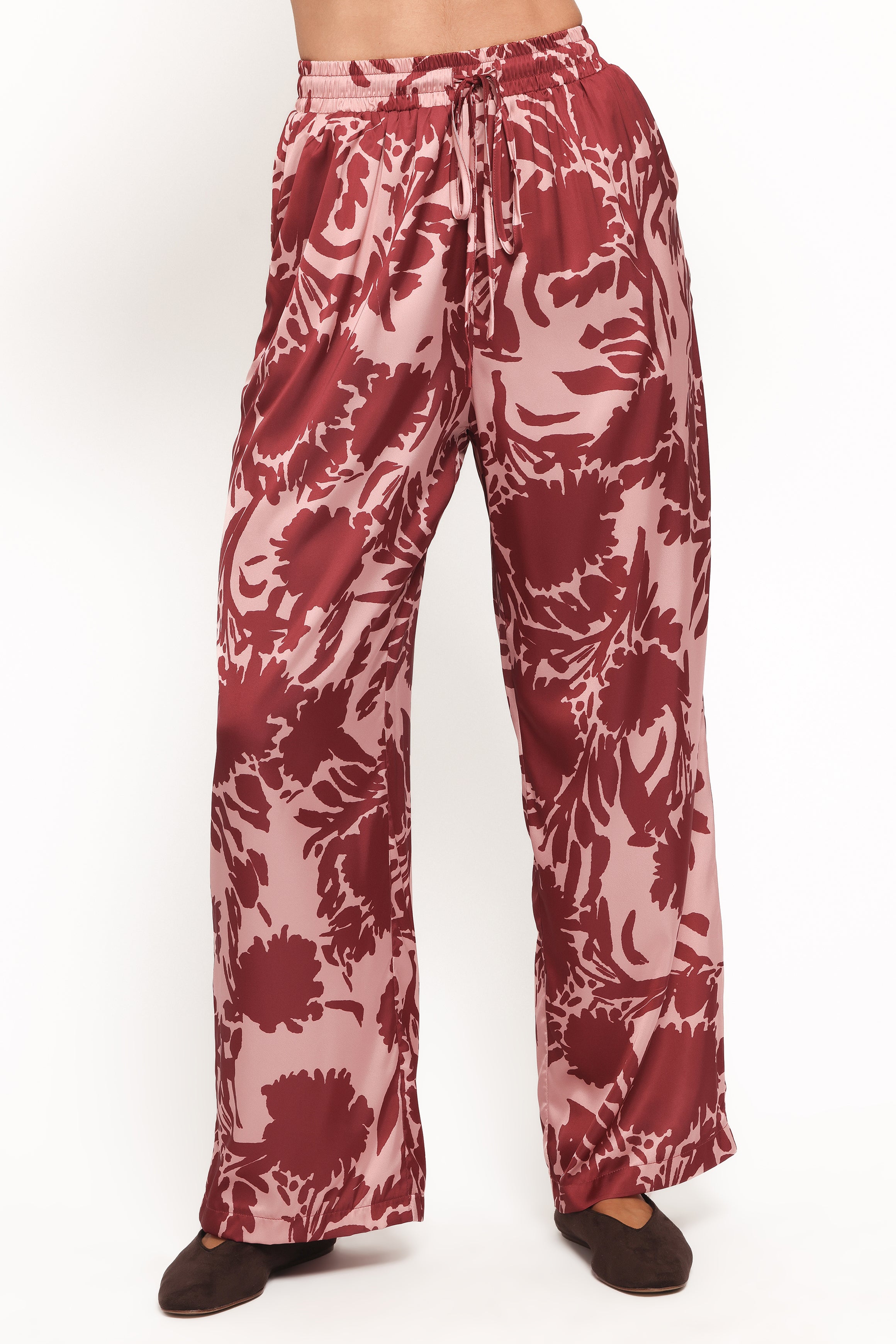 Petal and Pup USA BOTTOMS Elysia Pants - Pink Burgundy