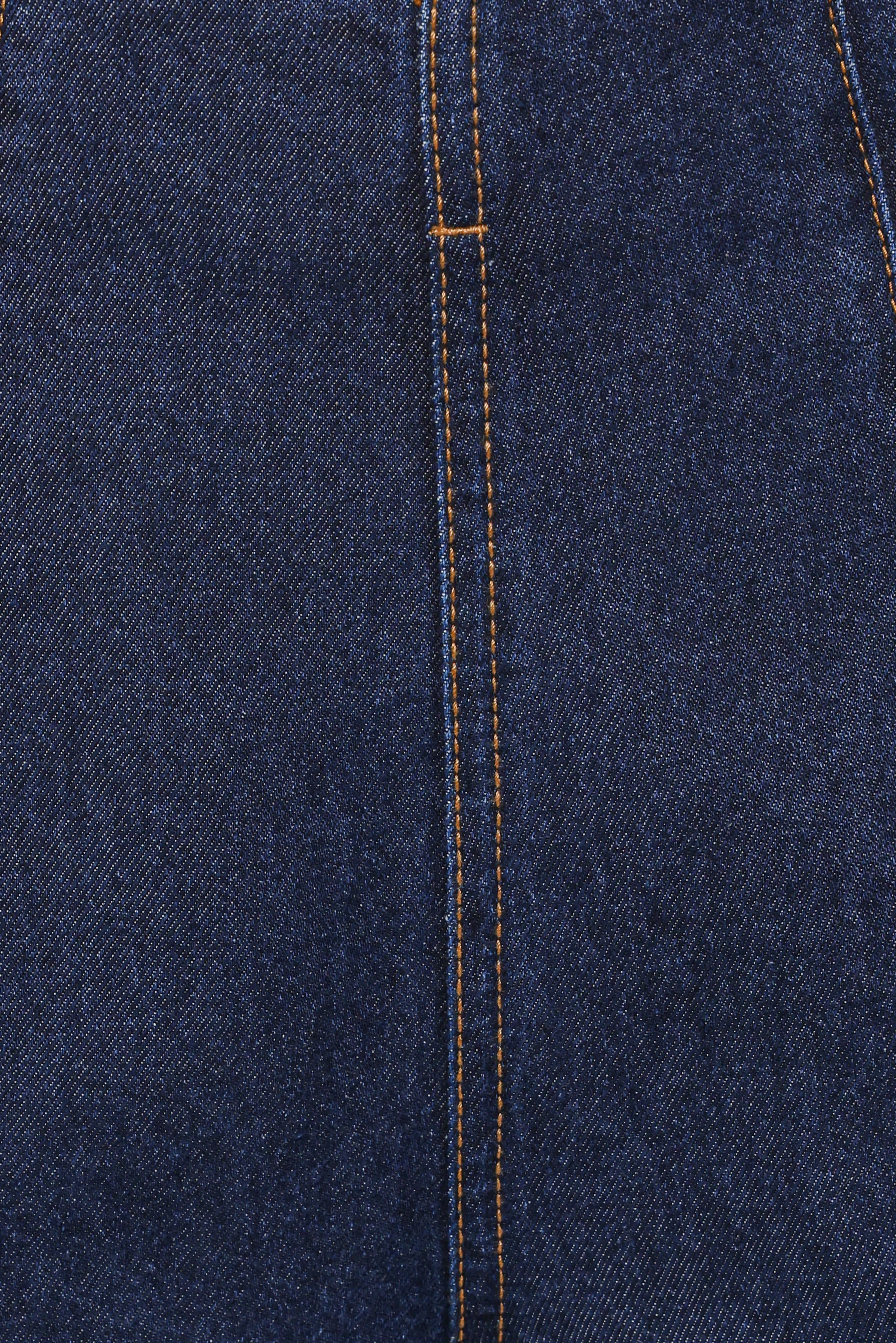 Petal and Pup USA BOTTOMS Evandra Straight Leg Denim Trouser Pant - Indigo