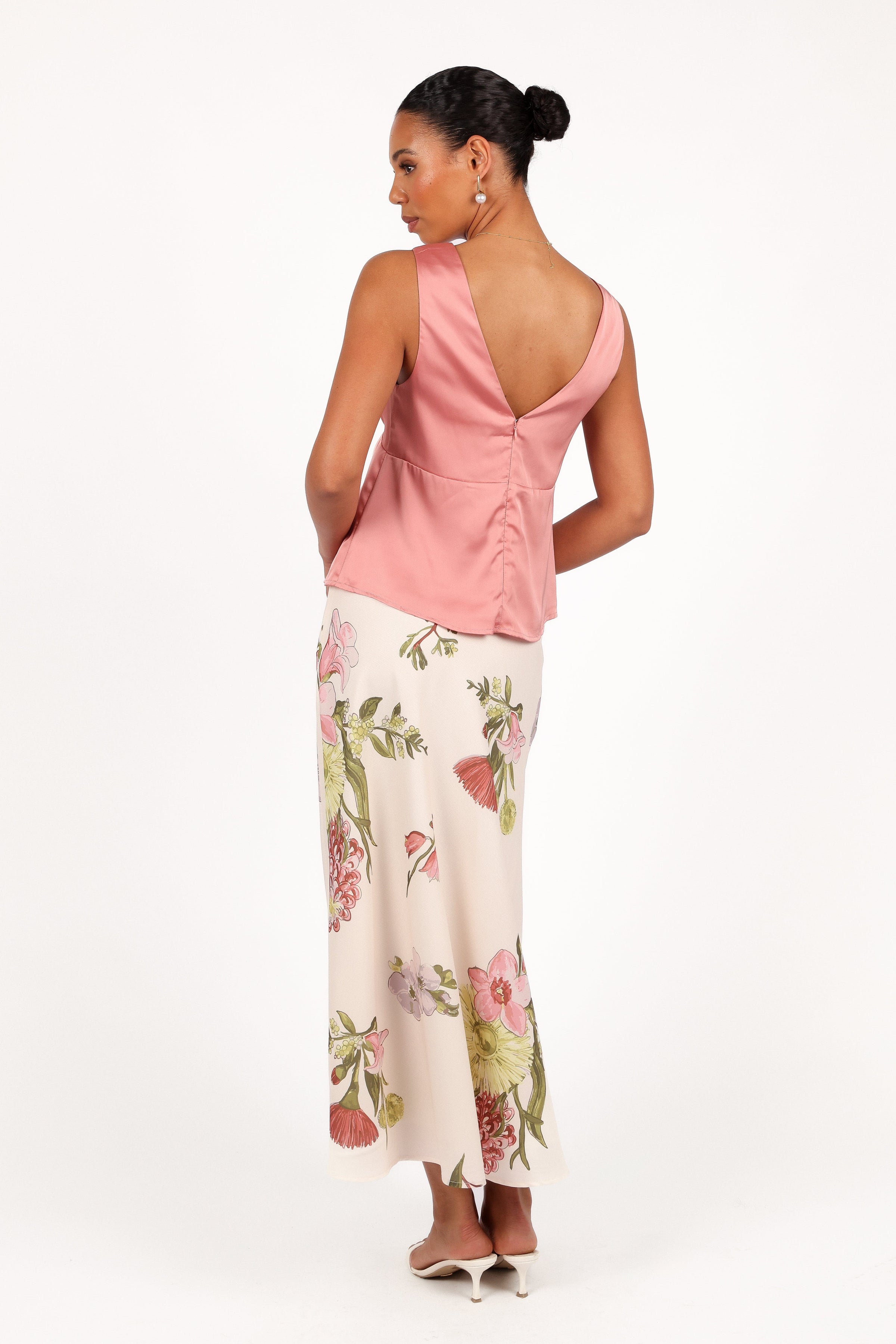 Petal and Pup USA BOTTOMS Evie Maxi Skirt - Native Flora