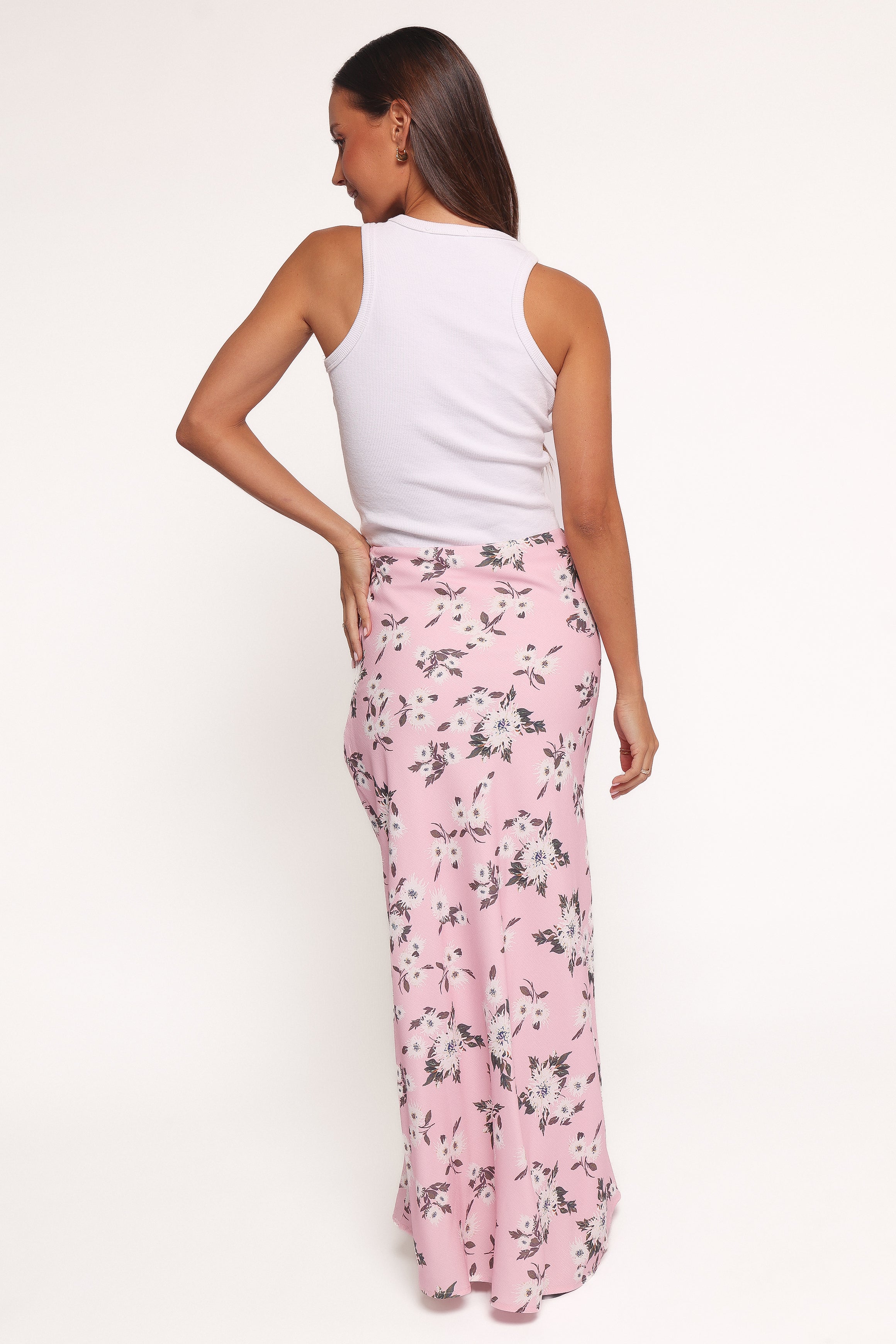 Petal and Pup USA BOTTOMS Evie Maxi Skirt - Pink Floral