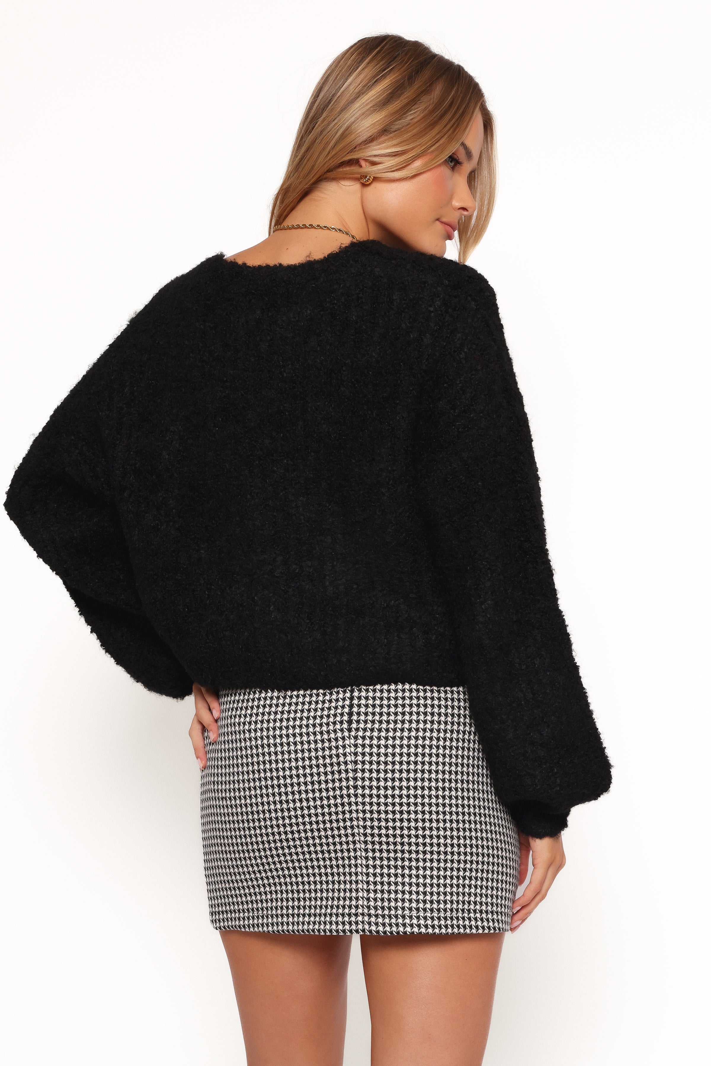 Petal and Pup USA BOTTOMS Falo Mini Skirt - Black Cream