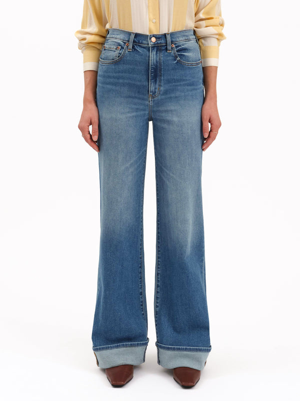 Petal and Pup USA BOTTOMS Far Out Wide Leg Jean - Big Break