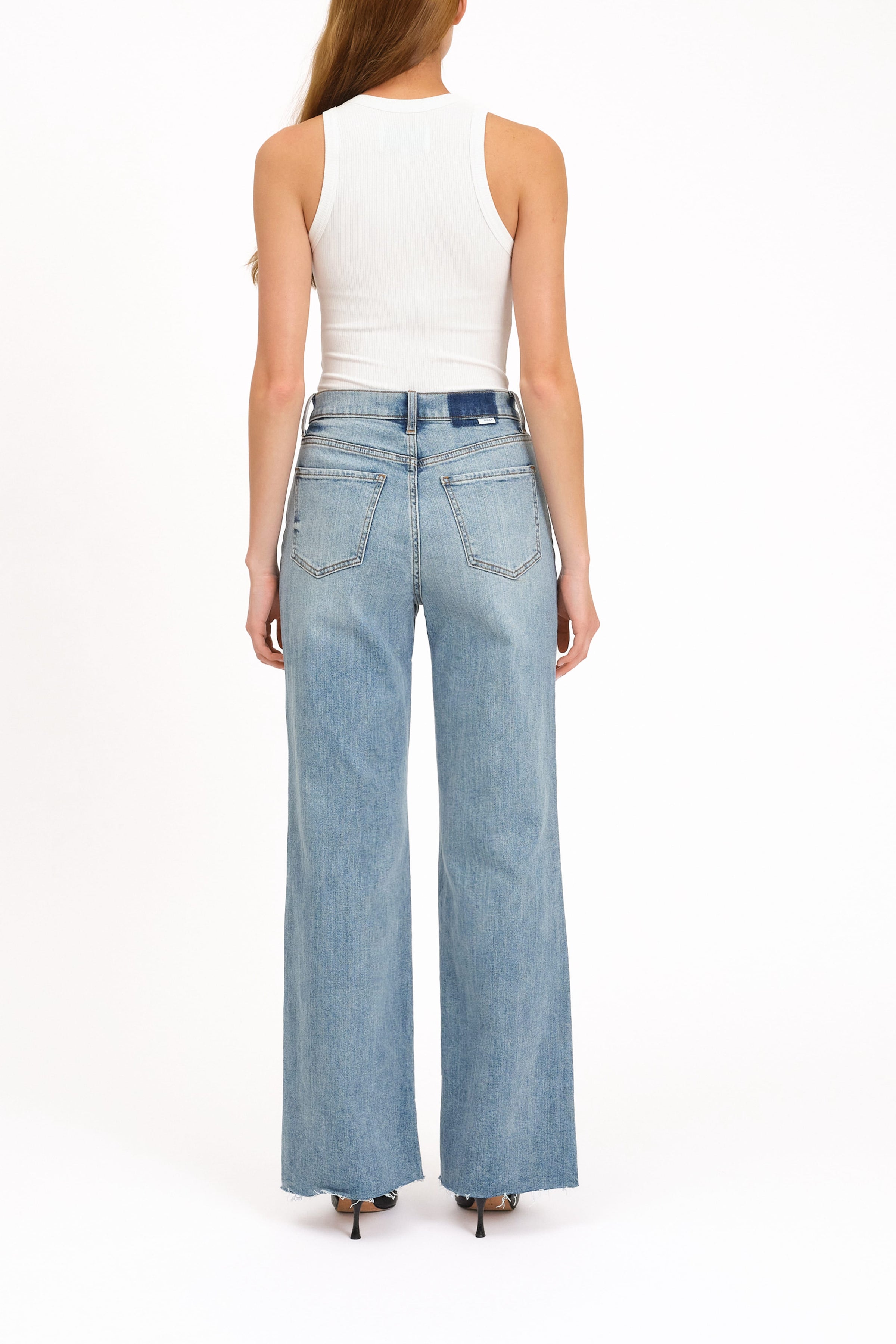 Petal and Pup USA BOTTOMS Far Out Wide Leg Jean - Fools Gold