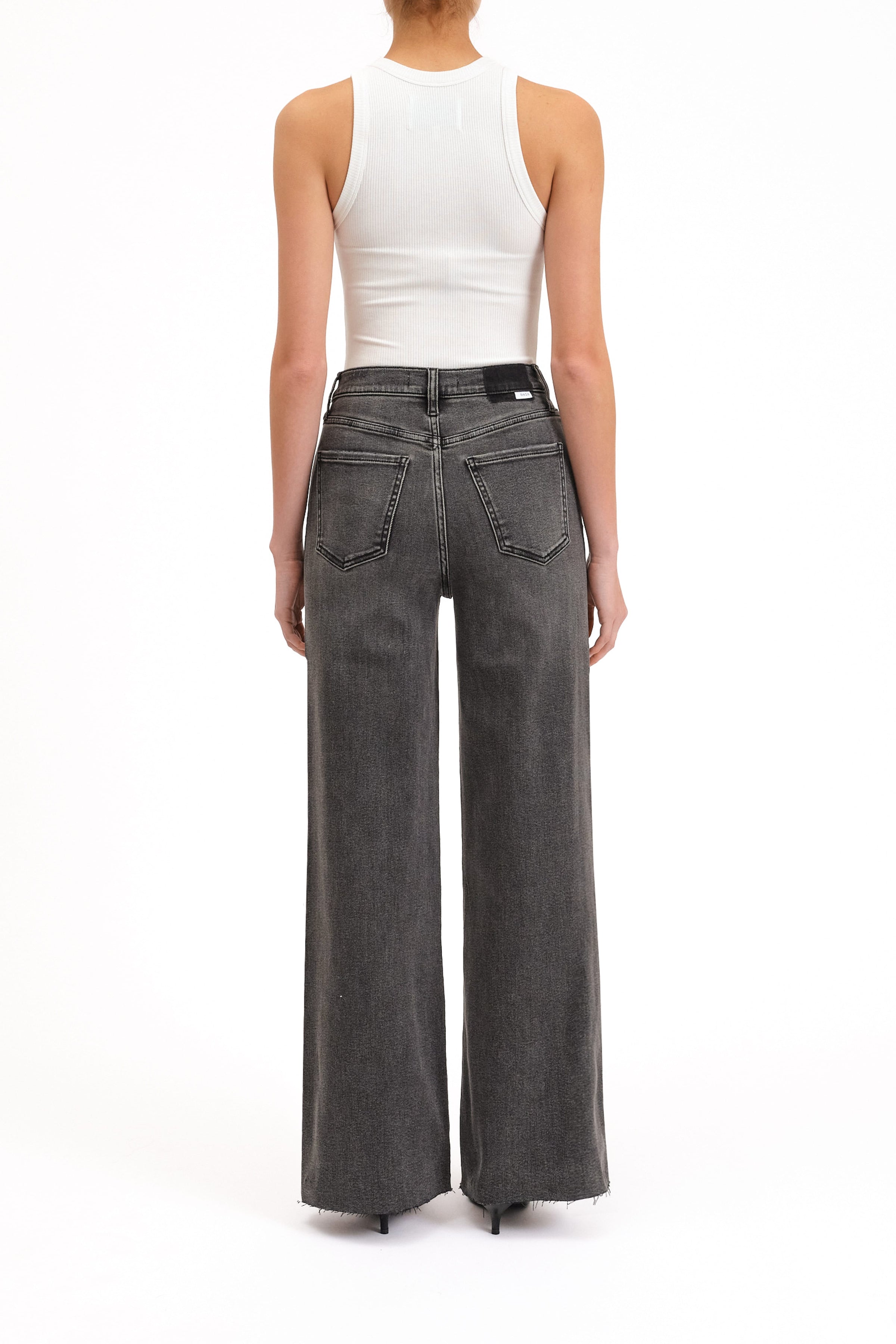 Petal and Pup USA BOTTOMS Far Out Wide Leg Jean - Milky Way