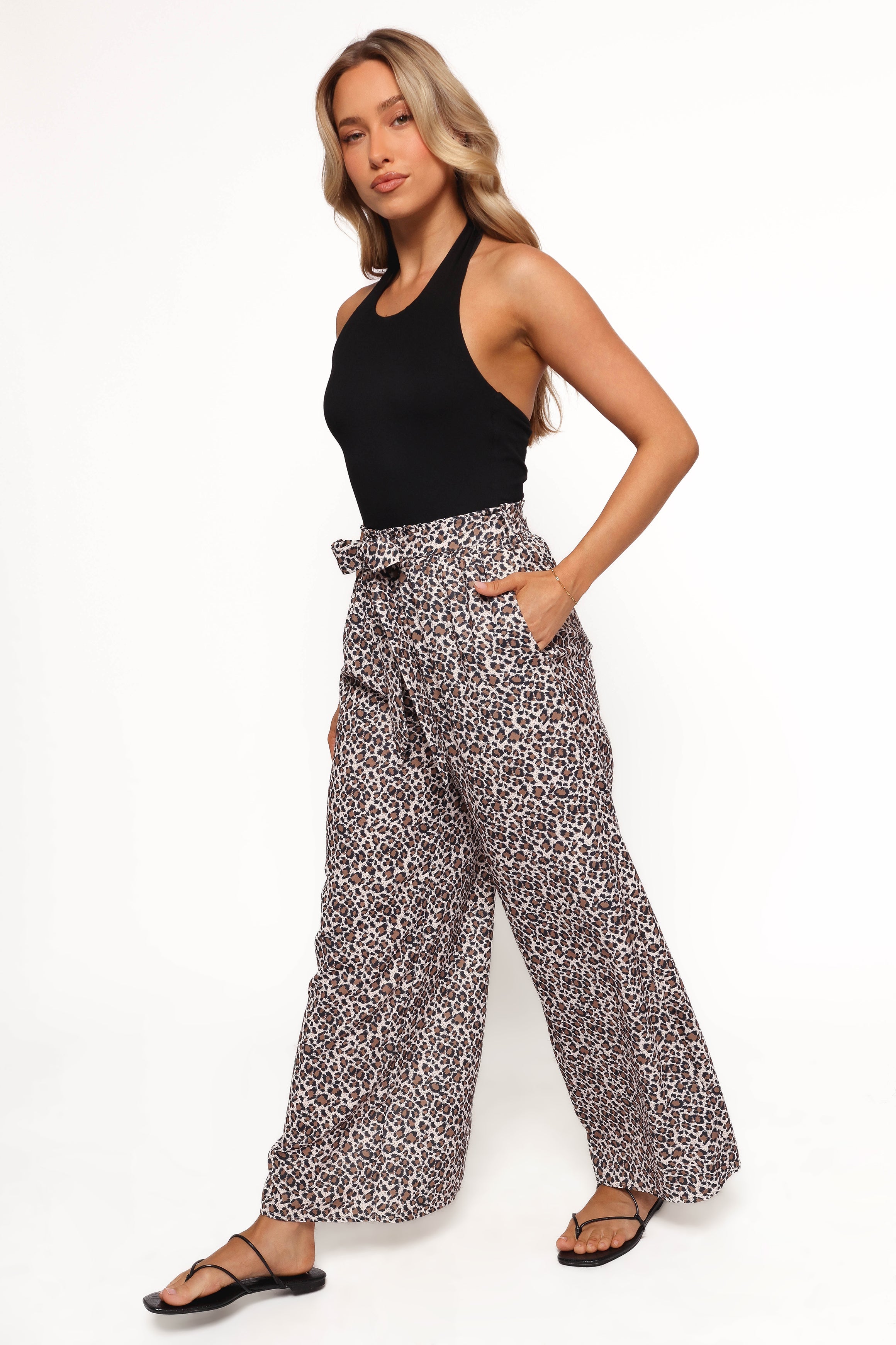 Petal and Pup USA BOTTOMS Florencia Pant - Leopard