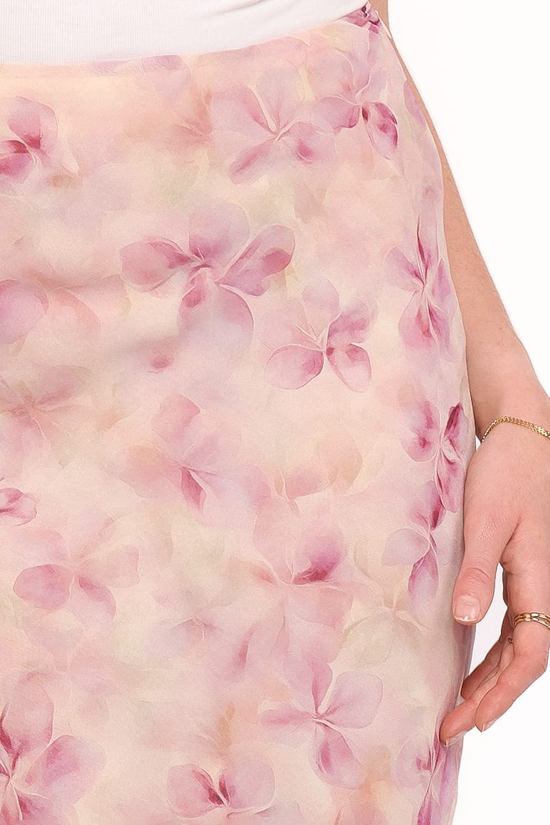Petal and Pup USA BOTTOMS Giarda Maxi Skirt - Pink Floral