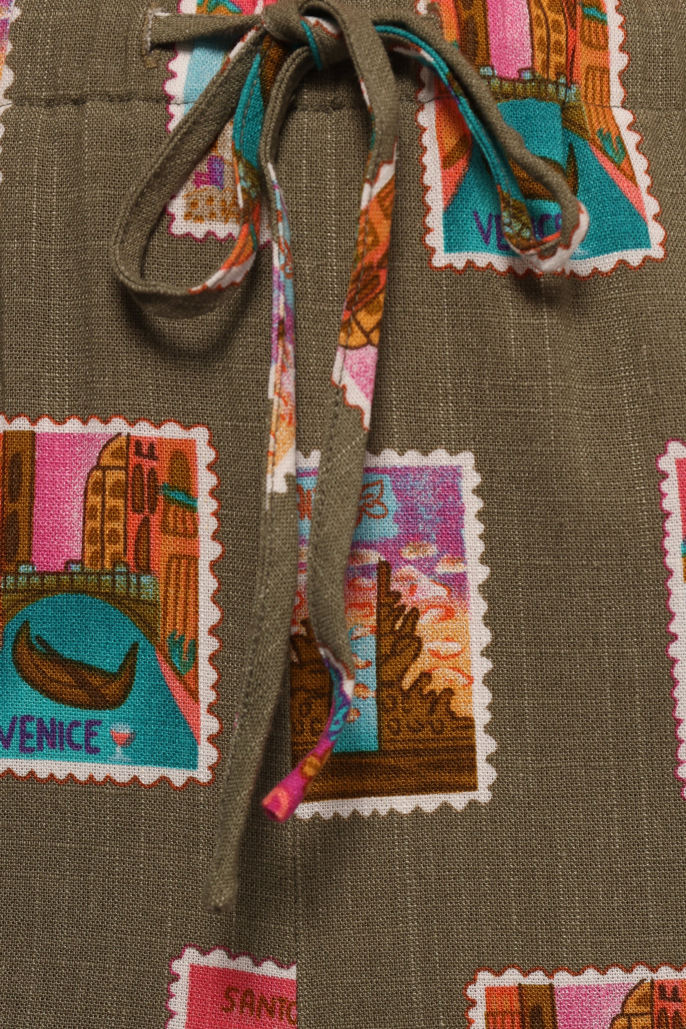 Petal and Pup USA BOTTOMS Hana Pants - Olive Print