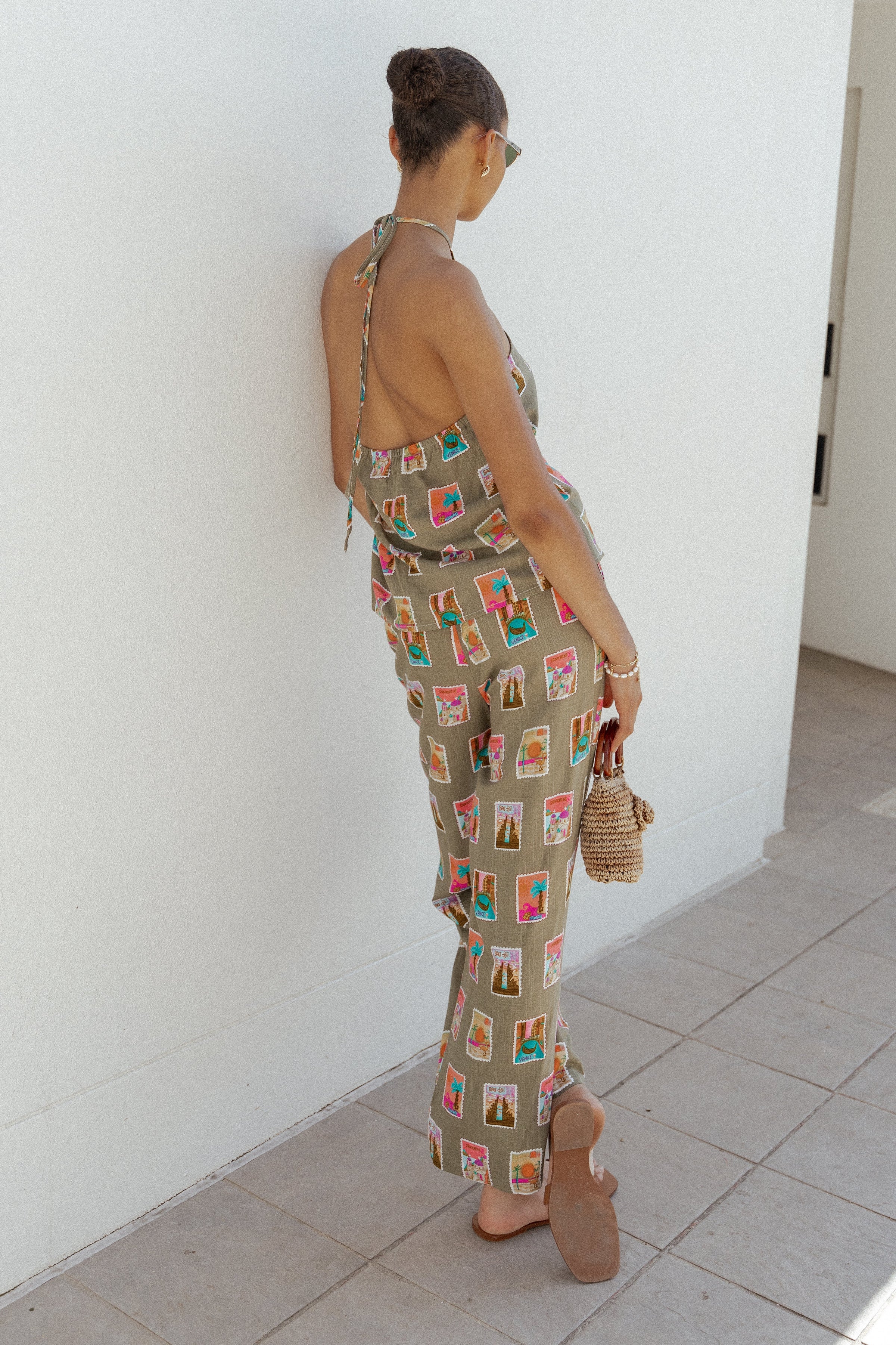 Petal and Pup USA BOTTOMS Hana Pants - Olive Print