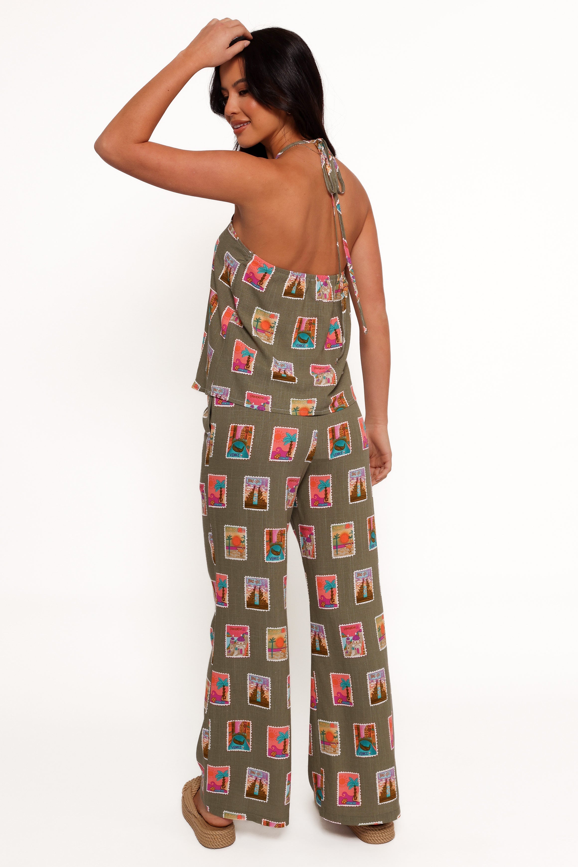 Petal and Pup USA BOTTOMS Hana Pants - Olive Print