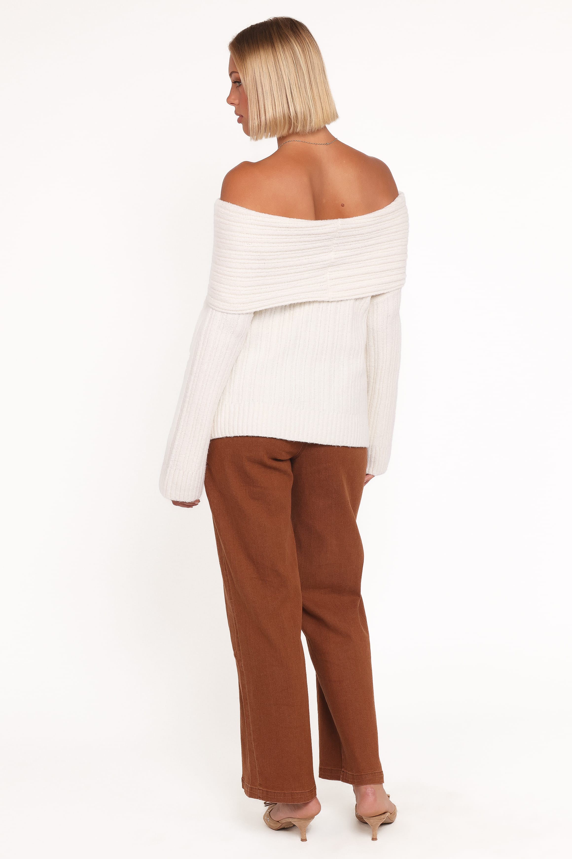 Petal and Pup USA BOTTOMS Hayes Wide Leg Pant - Mocha Brown