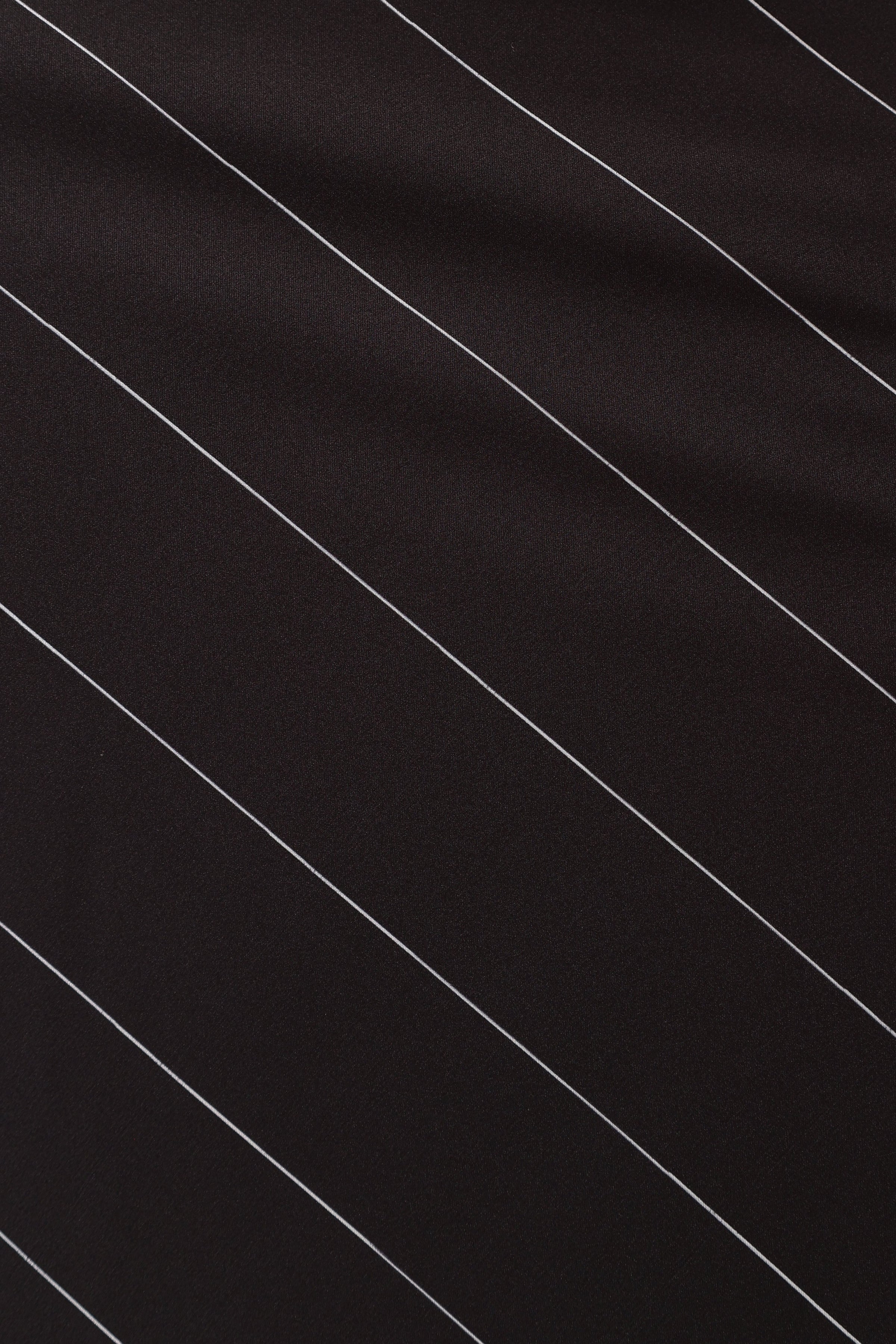 Petal and Pup USA BOTTOMS Heidi Stripe Slip Skirt - Black White Stripe