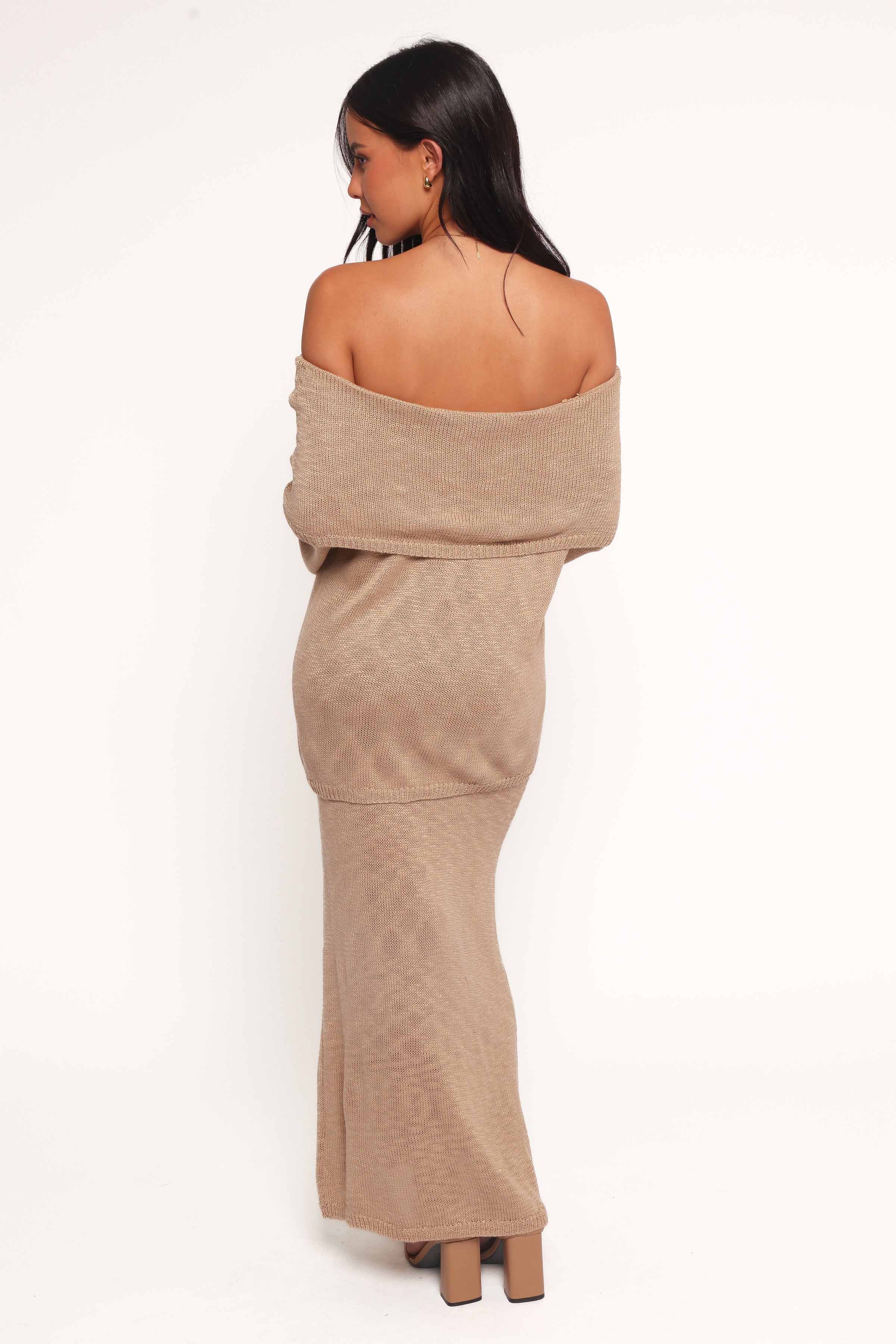 Petal and Pup USA BOTTOMS Indya Knit Skirt - Mocha