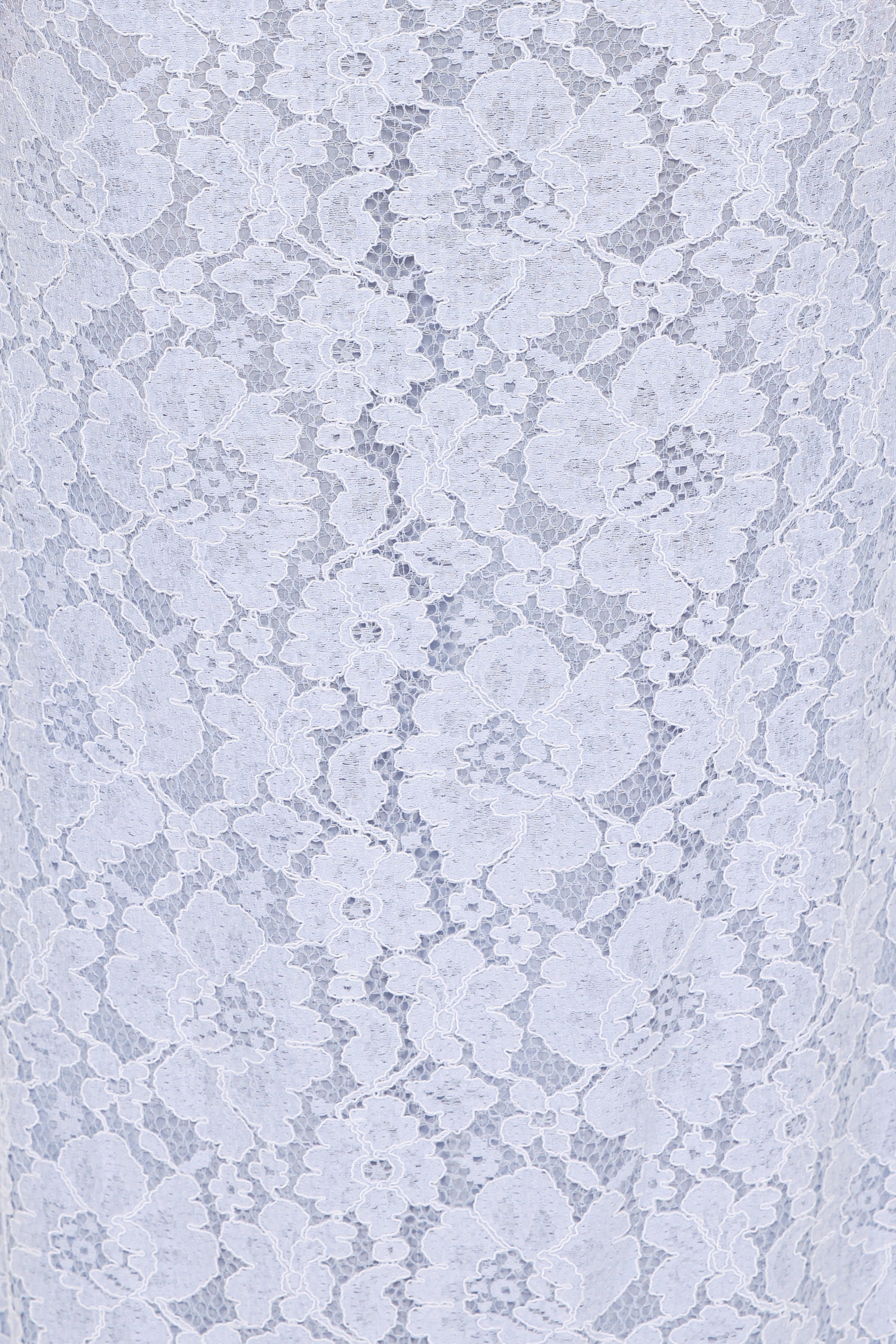 Petal and Pup USA BOTTOMS Jennings Lace Maxi Skirt - Blue Sequin