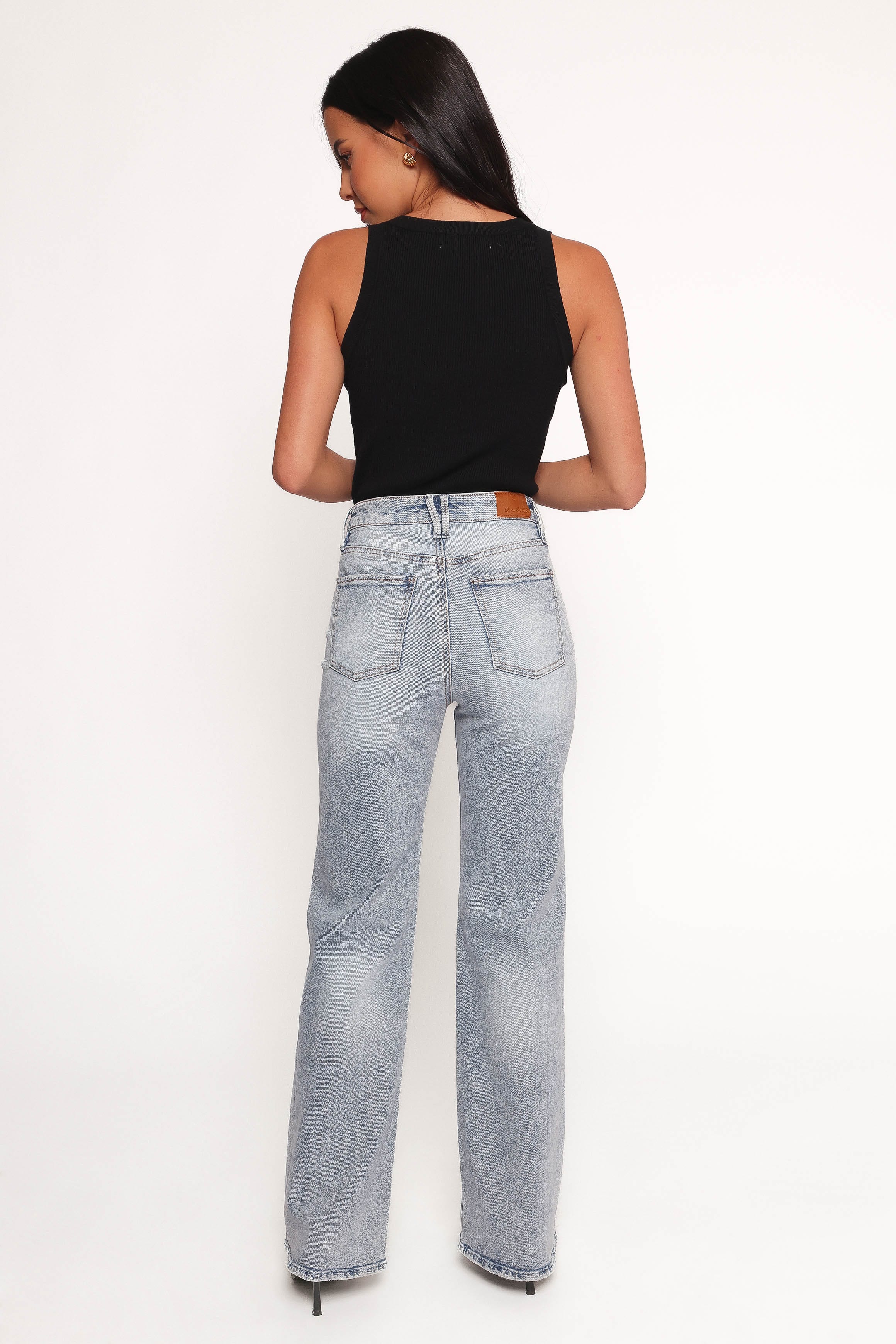 Petal and Pup USA BOTTOMS Jolene Wide Leg Jeans - Peace