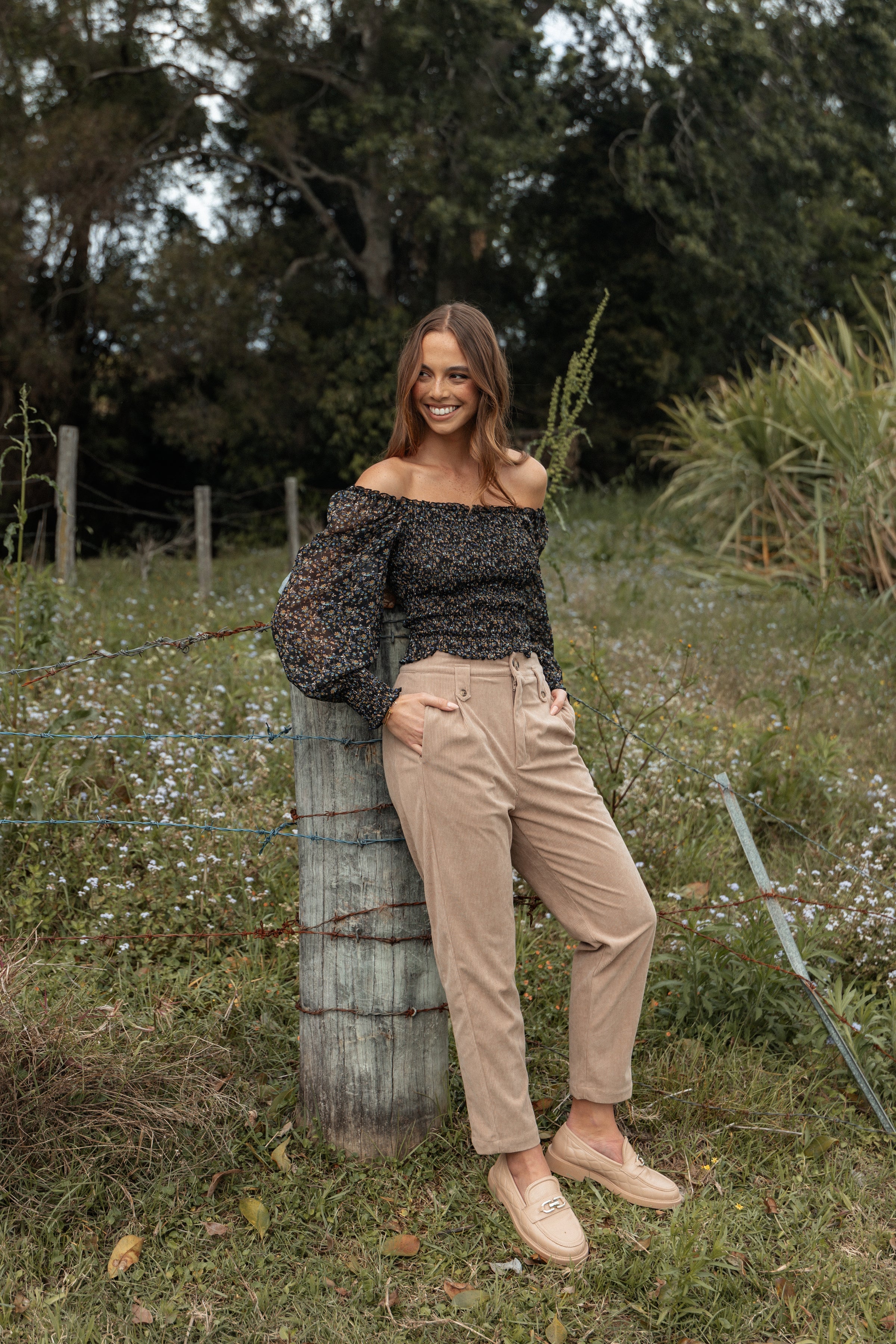 Petal and Pup USA BOTTOMS Jones Cord Pant - Brown (Hold for Rack)