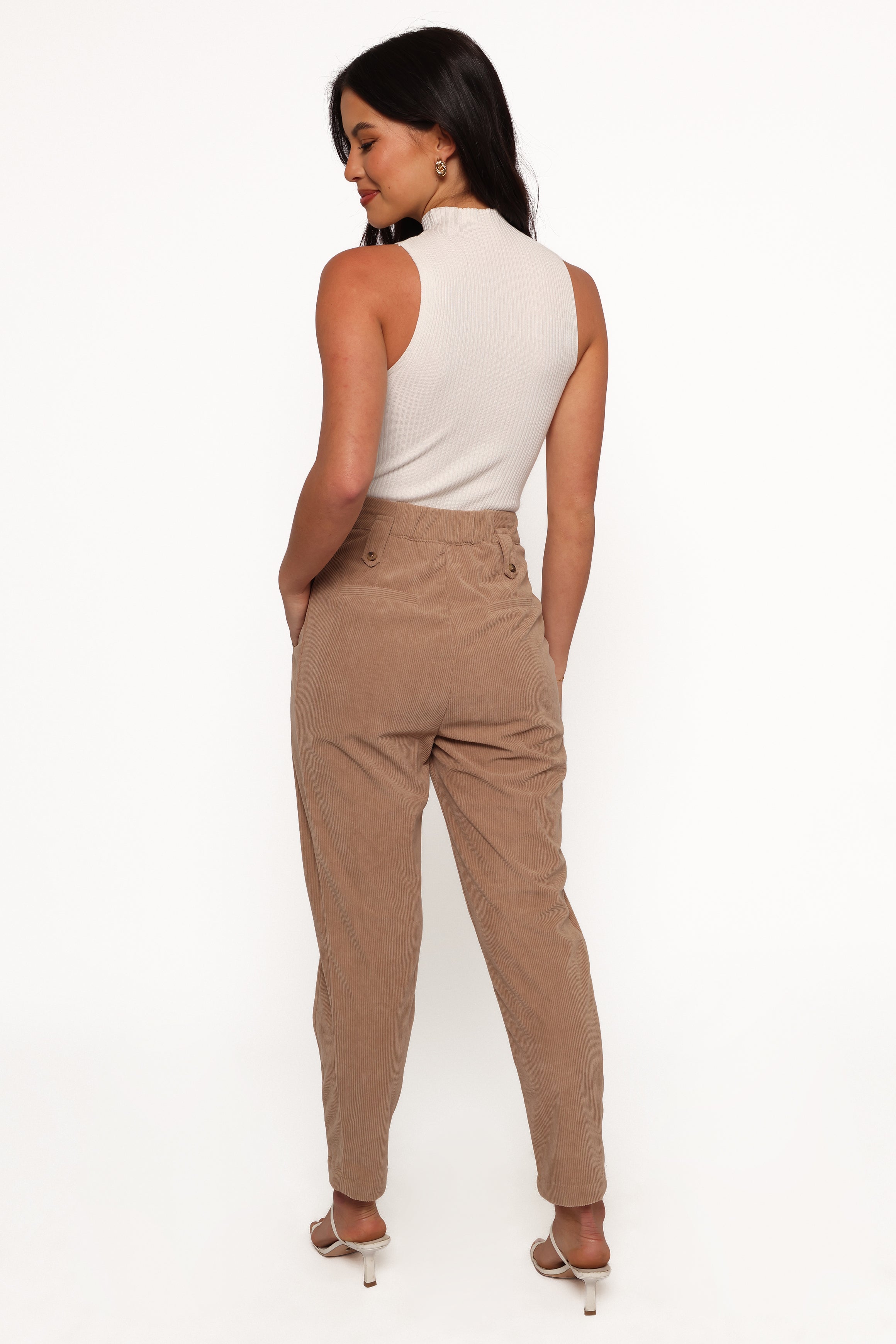 Petal and Pup USA BOTTOMS Jones Cord Pant - Brown (Hold for Rack)