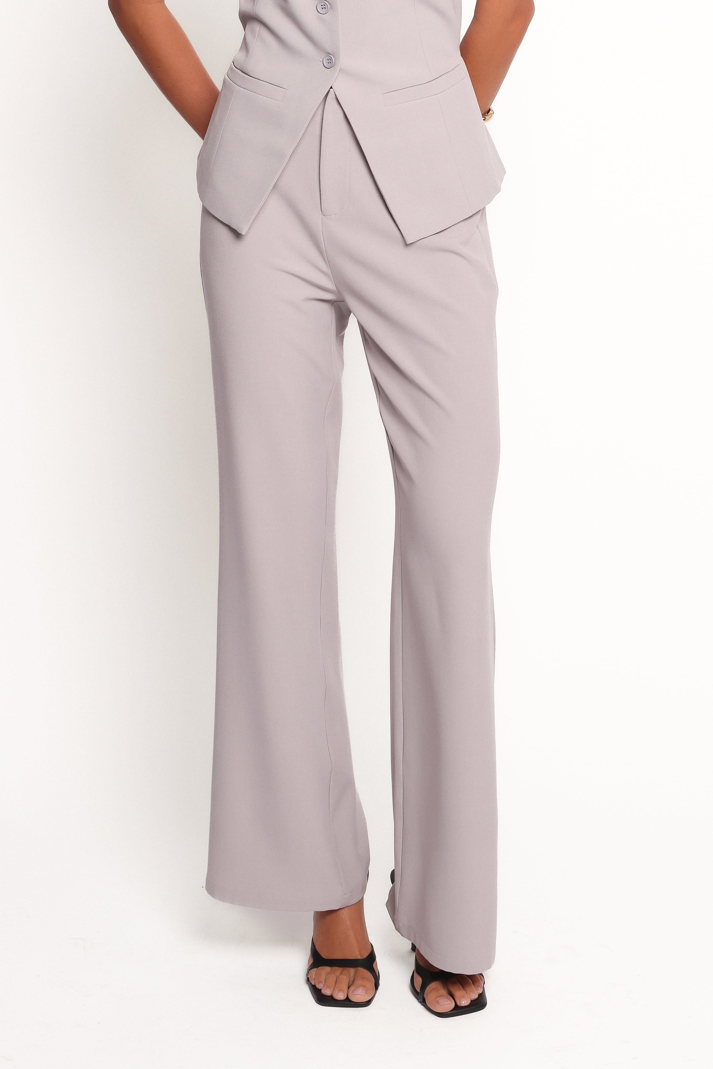 Petal and Pup USA BOTTOMS Kernie Pants - Light Grey (Hold for Rack)