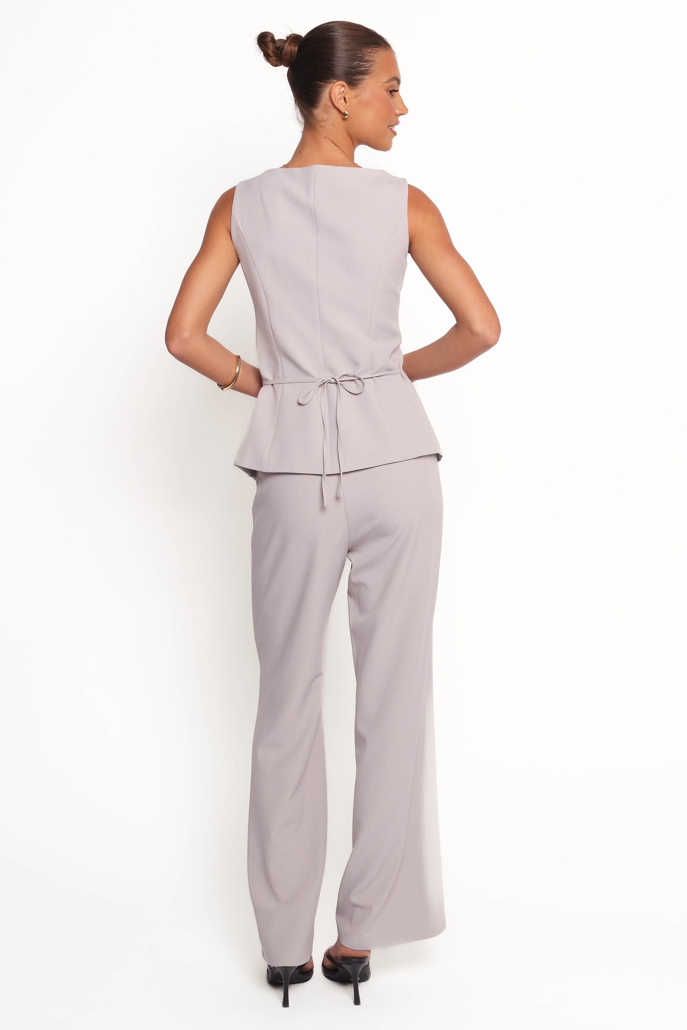 Petal and Pup USA BOTTOMS Kernie Pants - Light Grey (Hold for Rack)