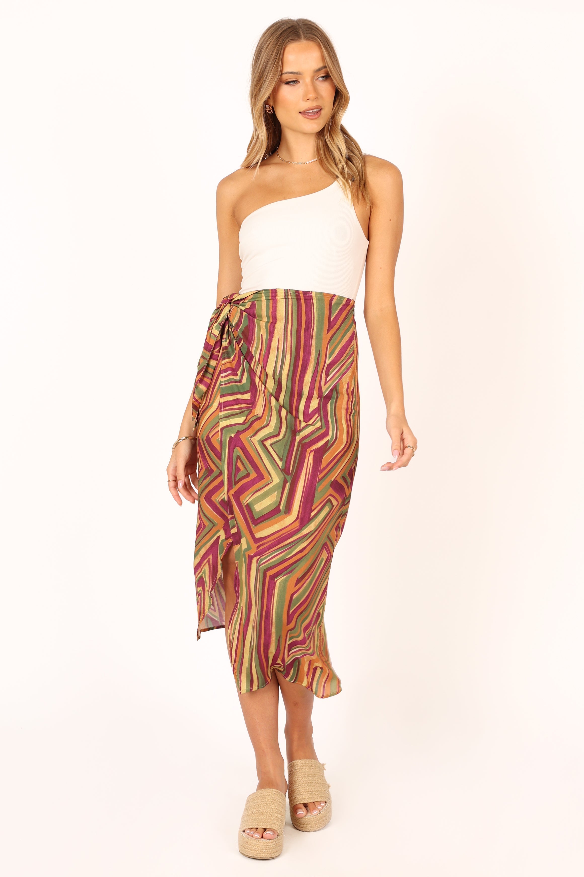 Petal and Pup USA BOTTOMS Kiela Midi Skirt - Vintage Royale