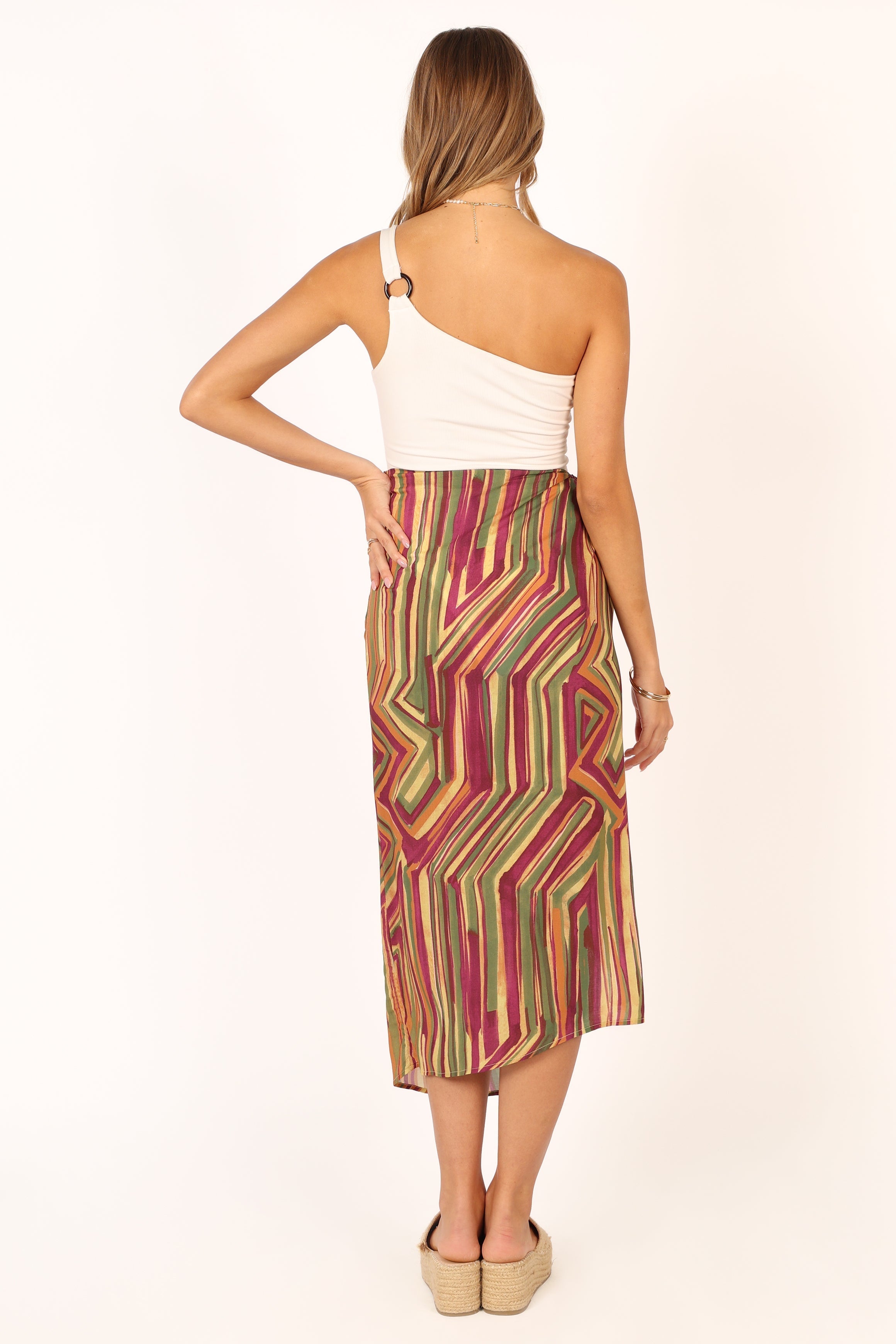 Petal and Pup USA BOTTOMS Kiela Midi Skirt - Vintage Royale