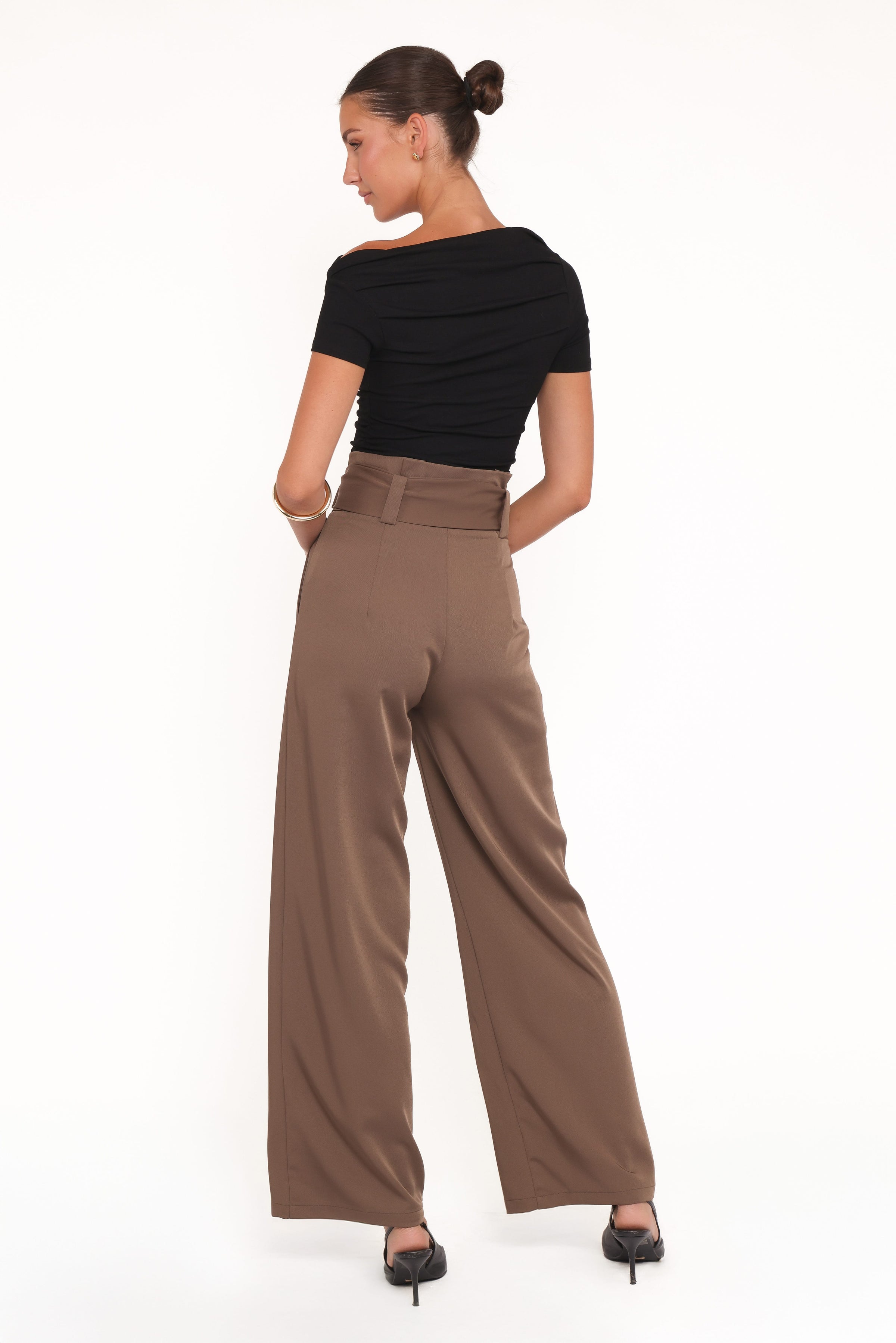 Petal and Pup USA BOTTOMS Kieran Pants - Ash Brown