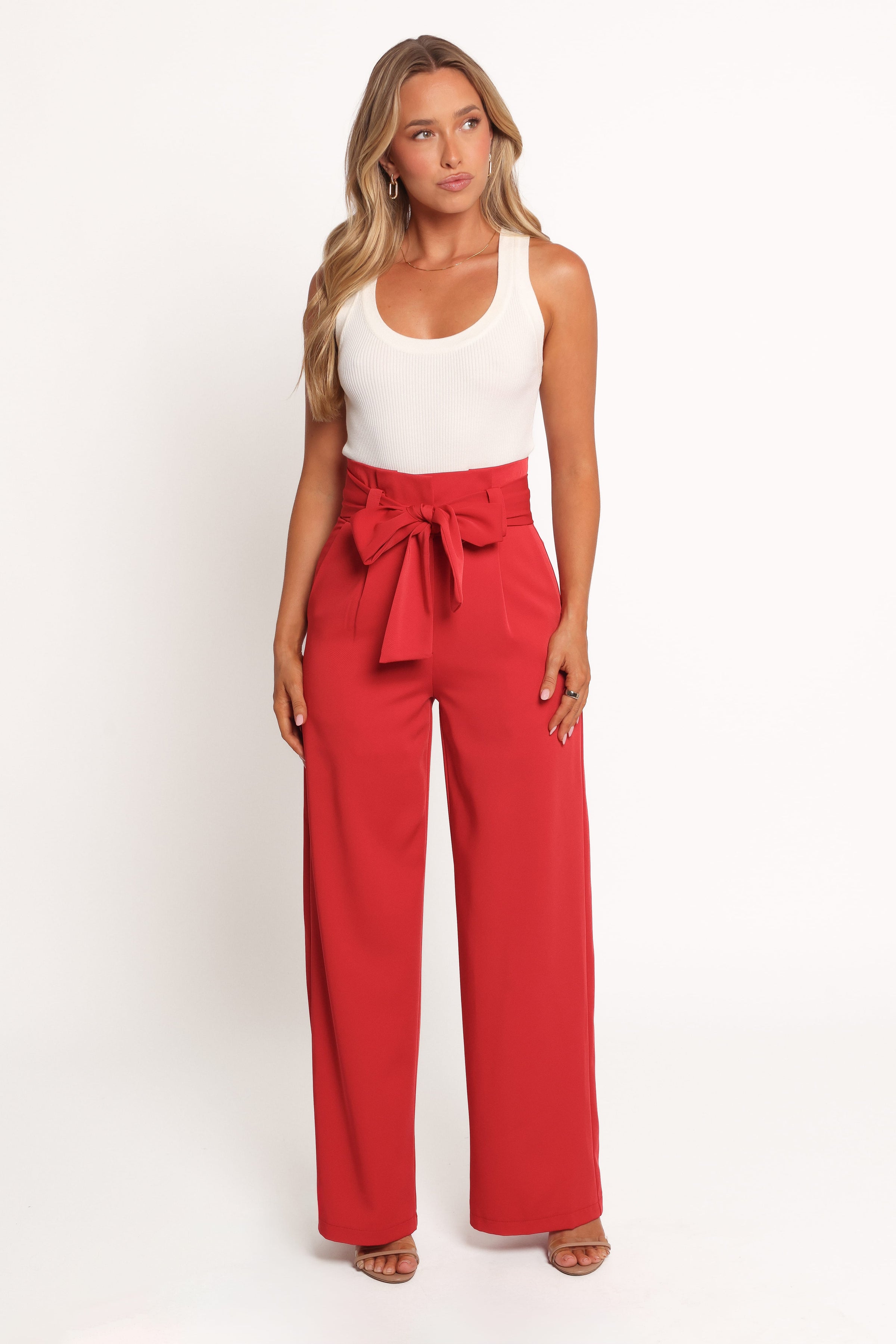 Petal and Pup USA BOTTOMS Kieran Pants - Red