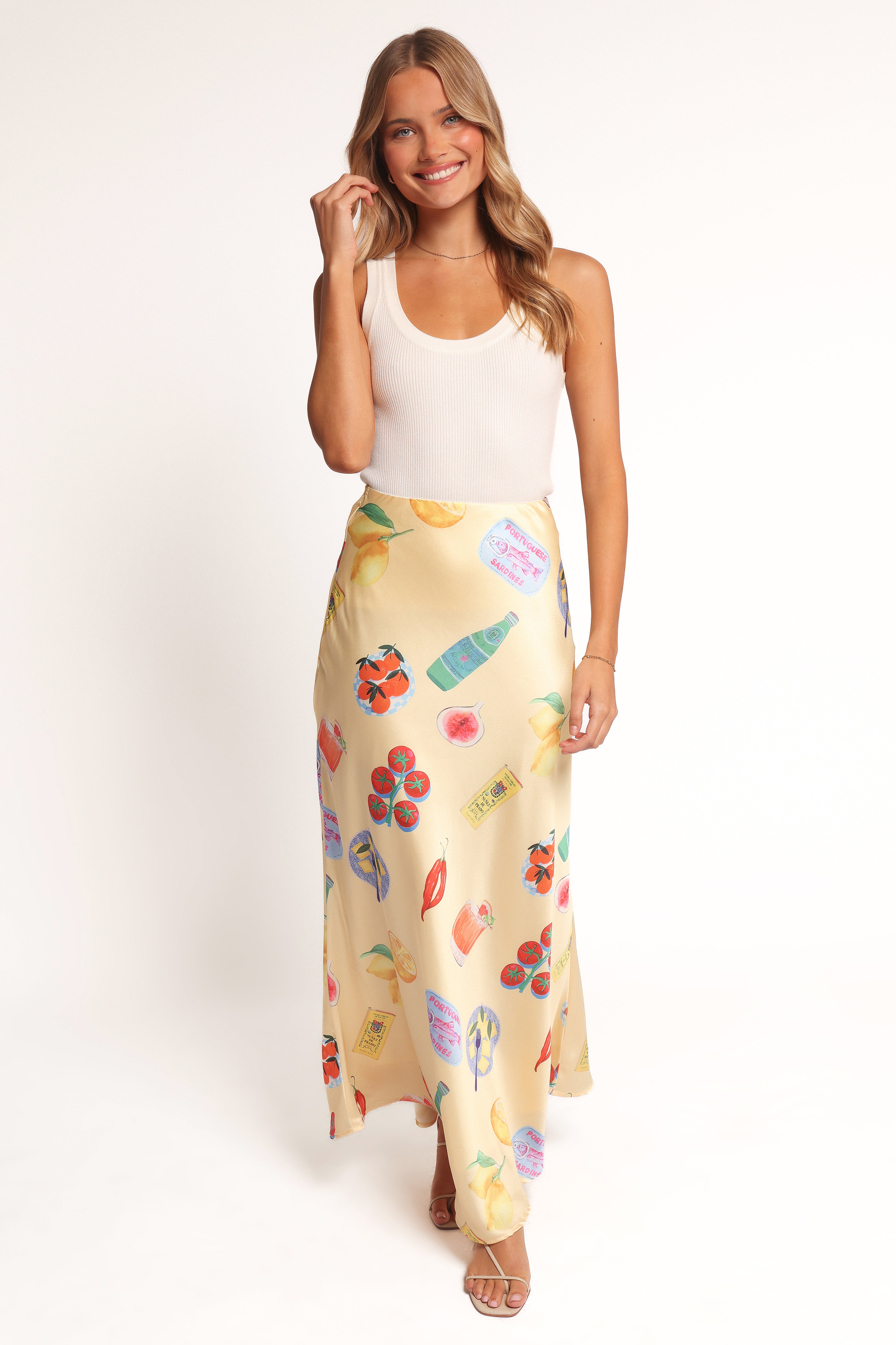Petal and Pup USA BOTTOMS Kinsey Maxi Skirt - Yellow