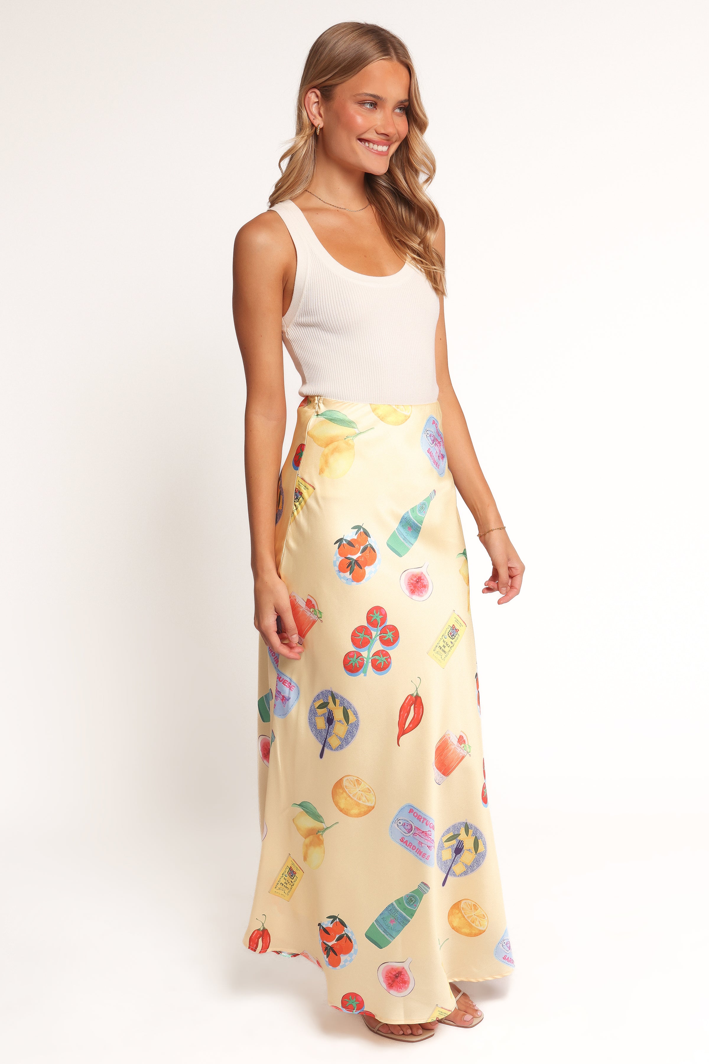 Petal and Pup USA BOTTOMS Kinsey Maxi Skirt - Yellow