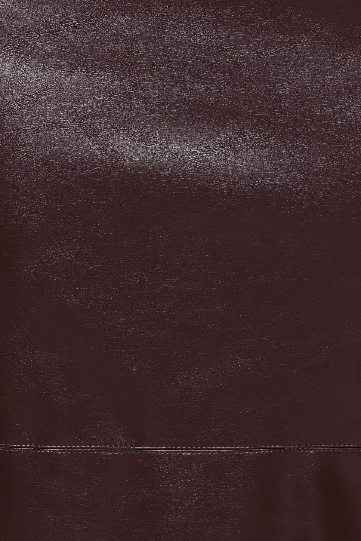 Petal and Pup USA BOTTOMS Koda Faux Leather Column Skirt - Burgundy