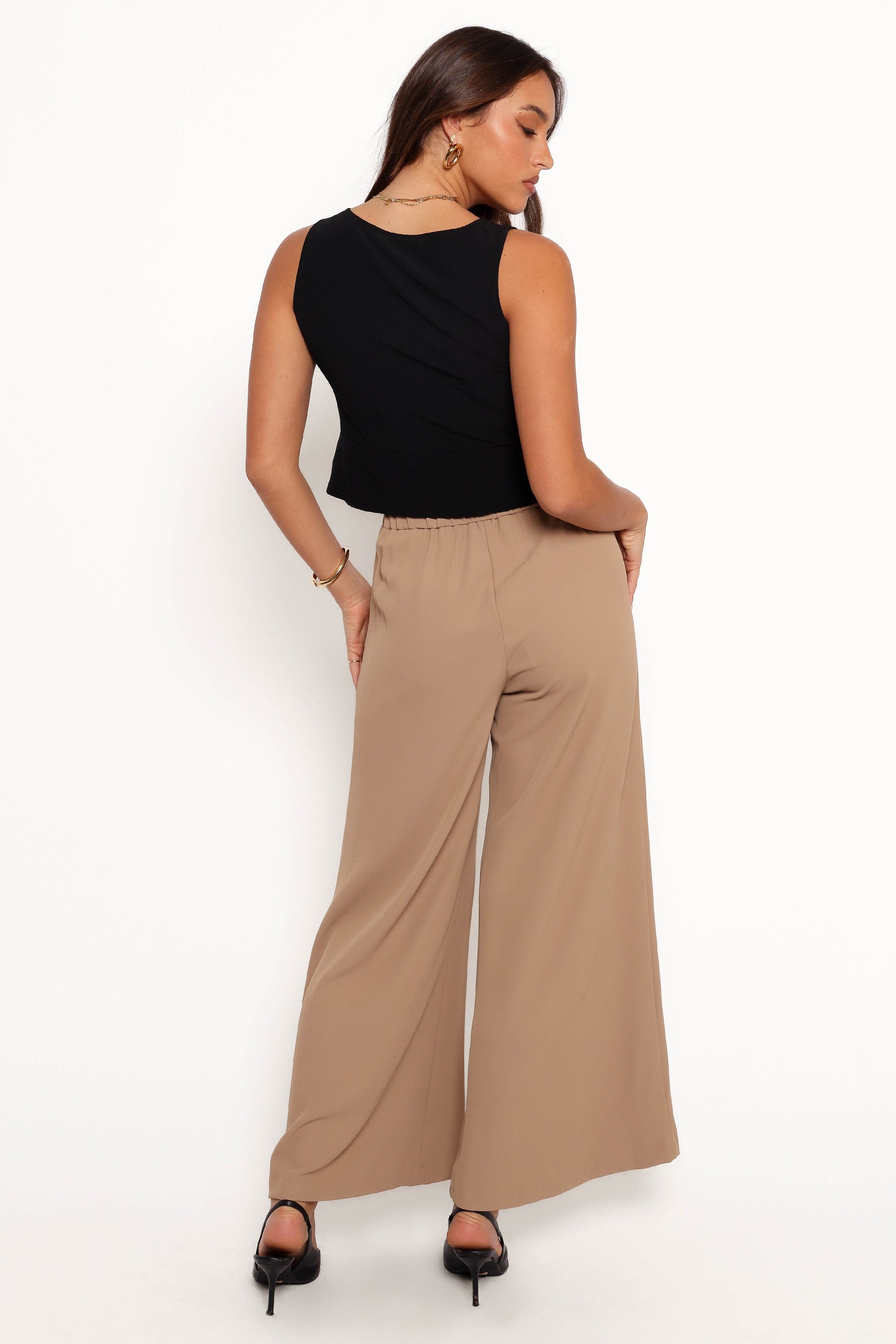 Petal and Pup USA BOTTOMS Laila Pant - Taupe