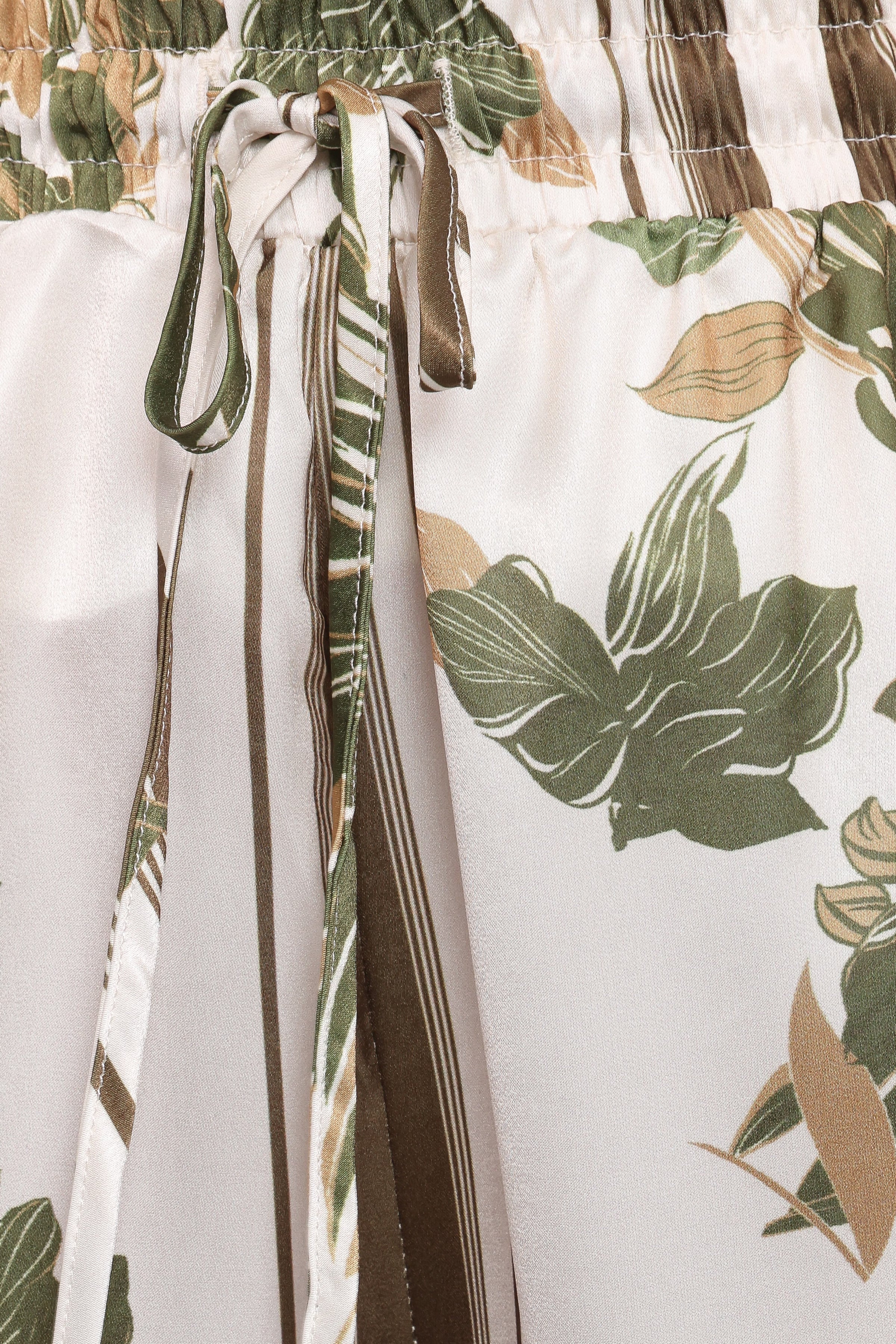 Petal and Pup USA BOTTOMS Lara Wide Leg Pants - Olive Print