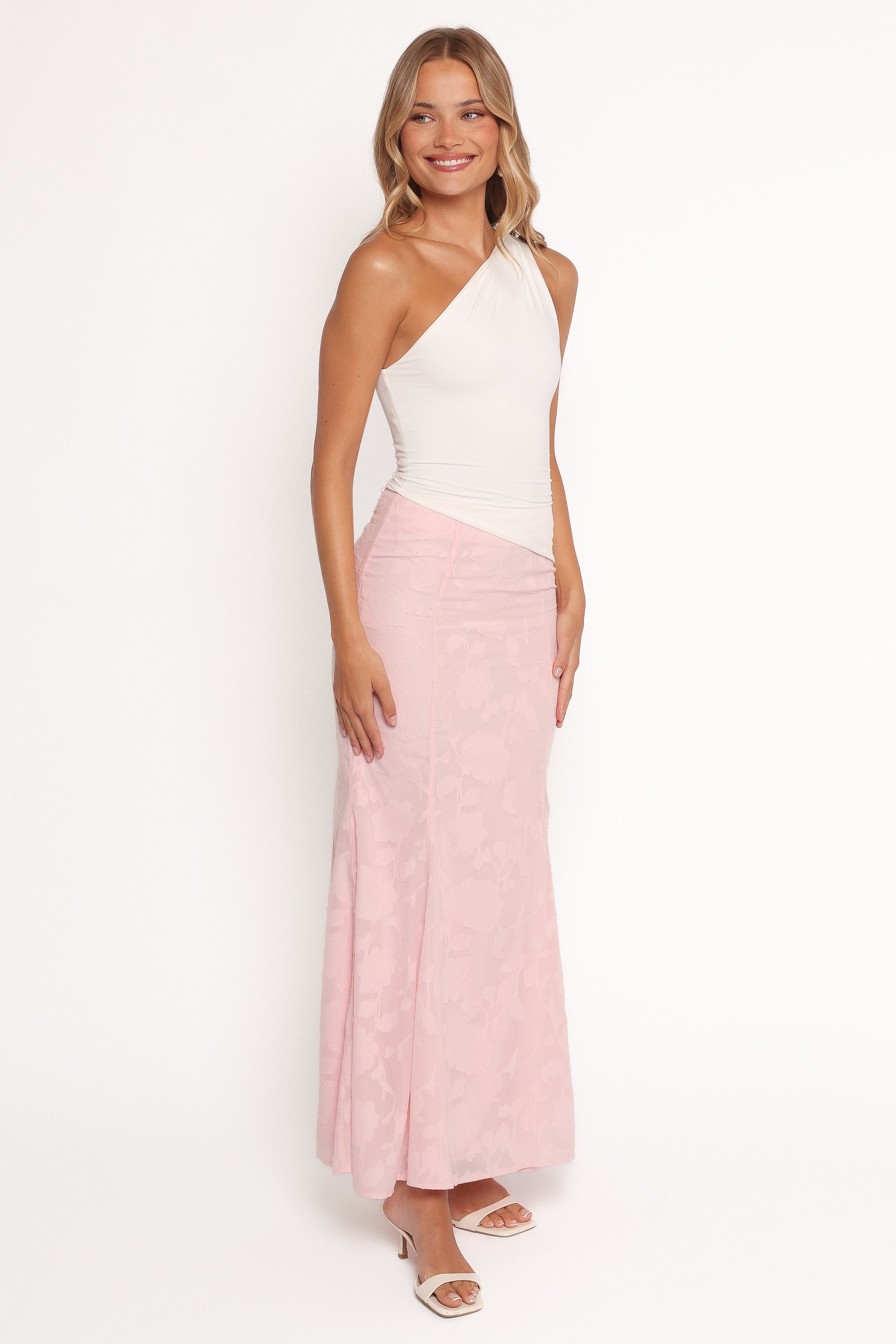 Petal and Pup USA BOTTOMS Larina Maxi Skirt - Pink