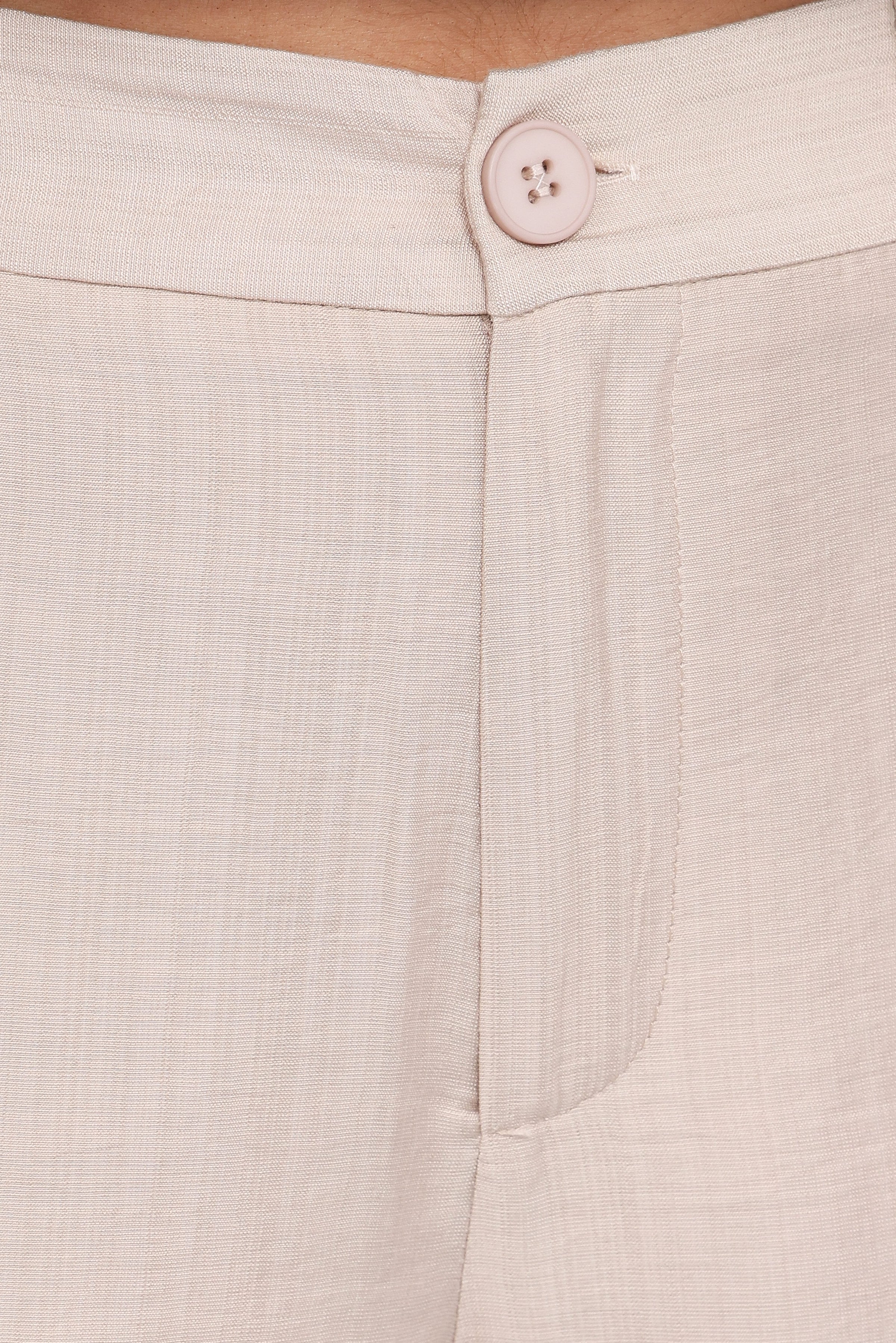 Petal and Pup USA BOTTOMS Lauren Wide Leg Pant - Beige