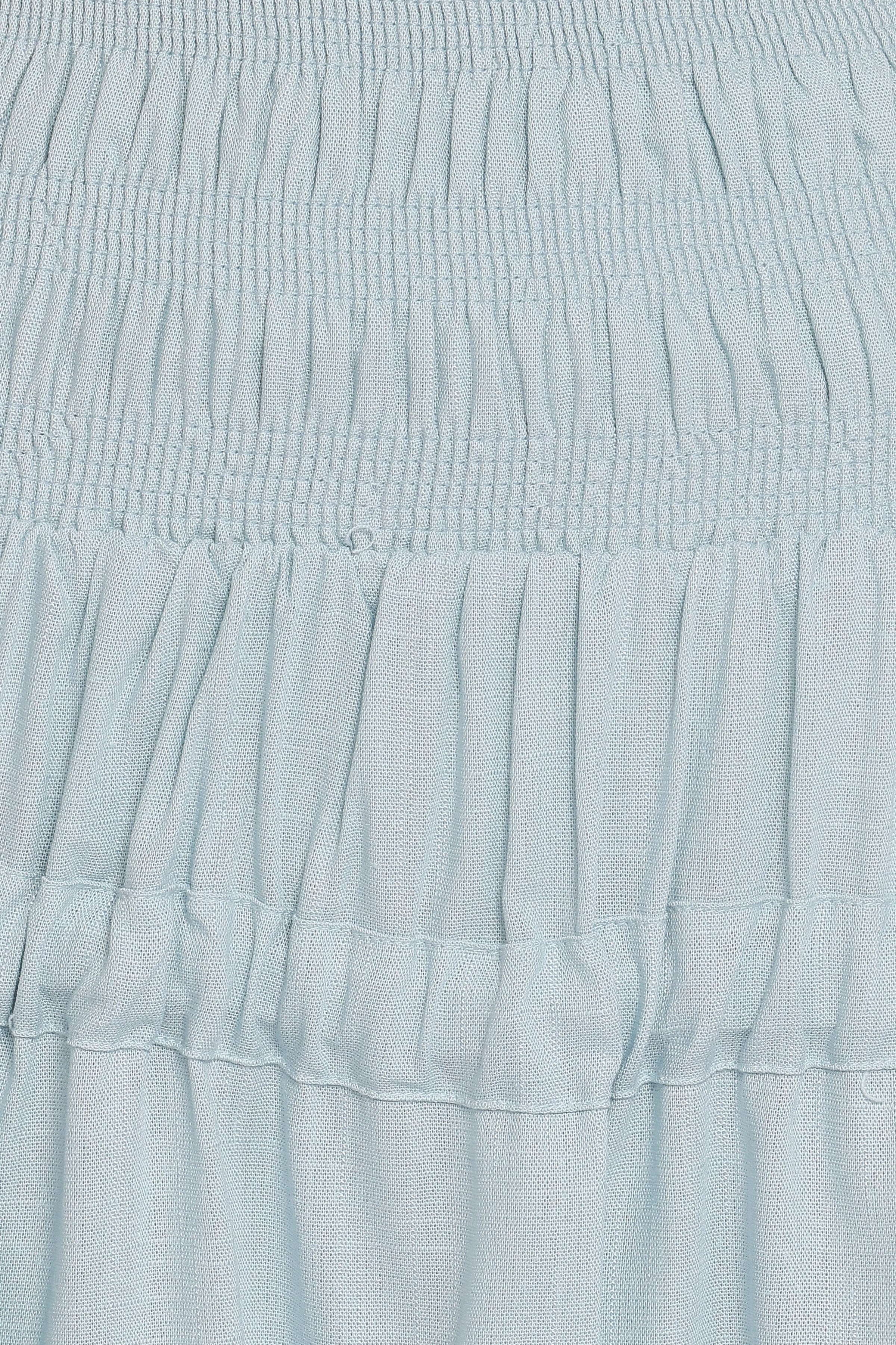 Petal and Pup USA BOTTOMS Leah Mini Skirt Side Ties - Baby Blue