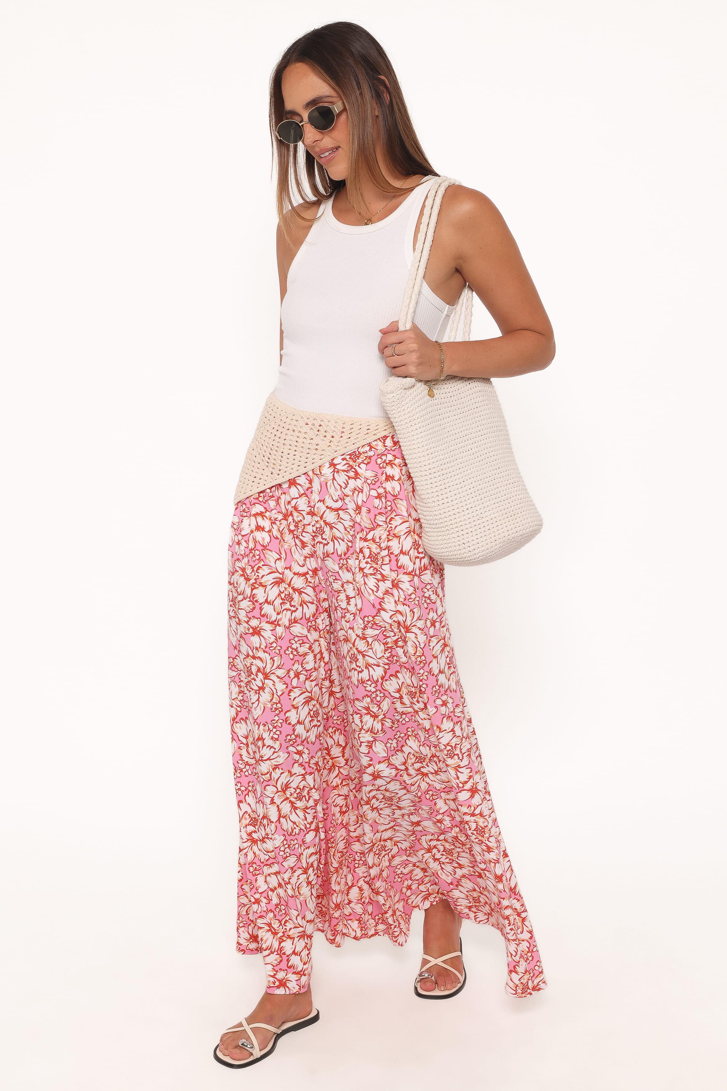 Petal and Pup USA BOTTOMS Lessie Pants - Pink Floral
