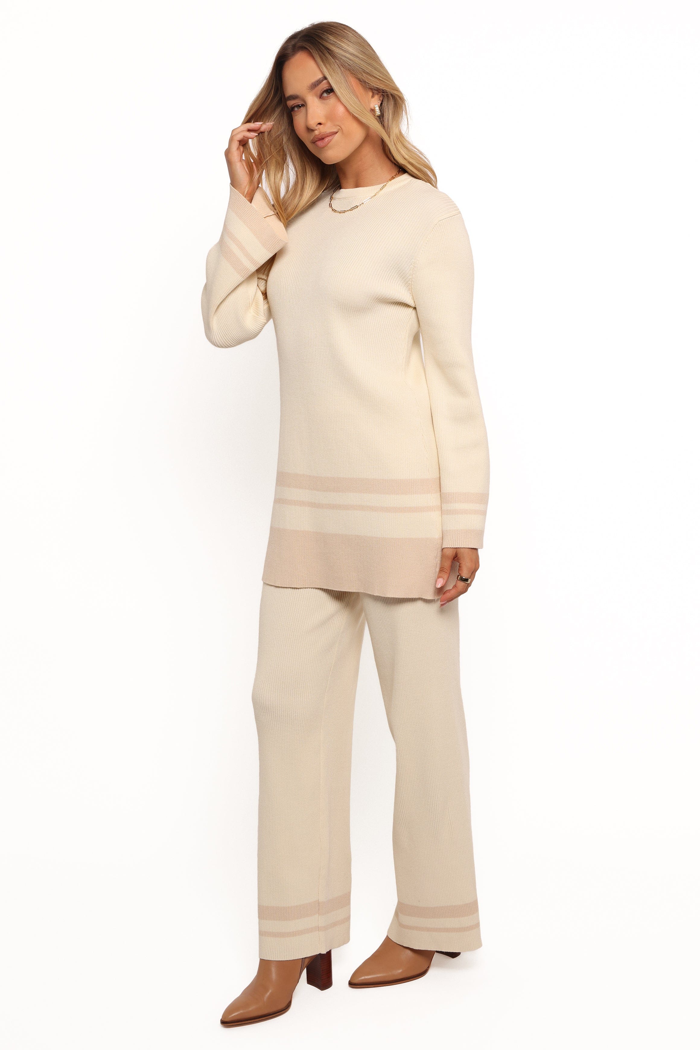 Petal and Pup USA BOTTOMS Lowell Pants - White/Cream
