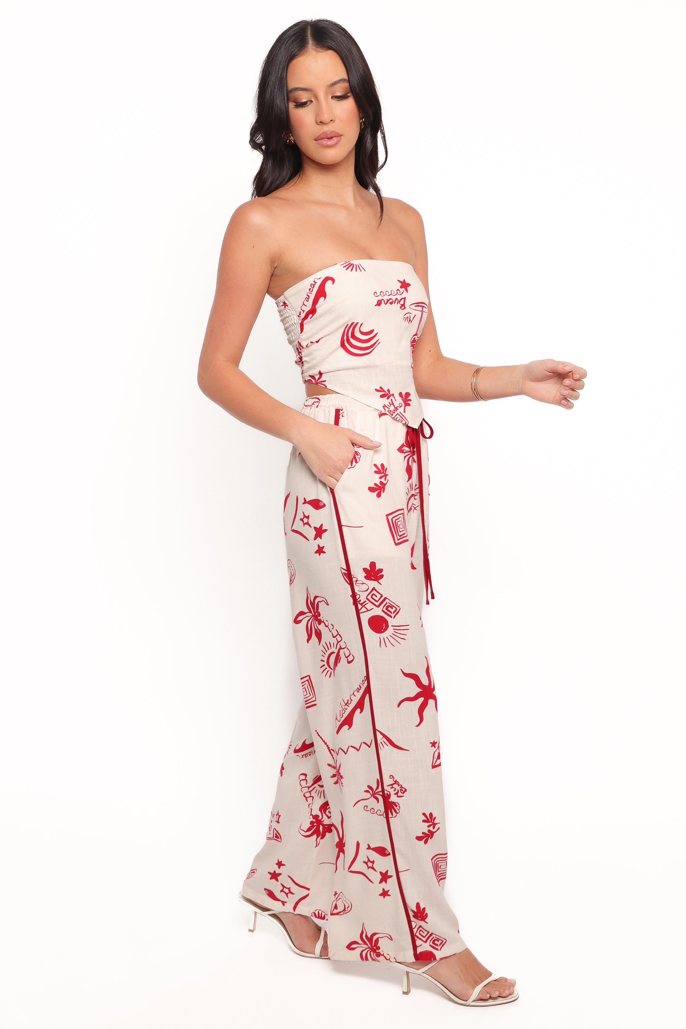 Petal and Pup USA BOTTOMS Malta Pant - Red