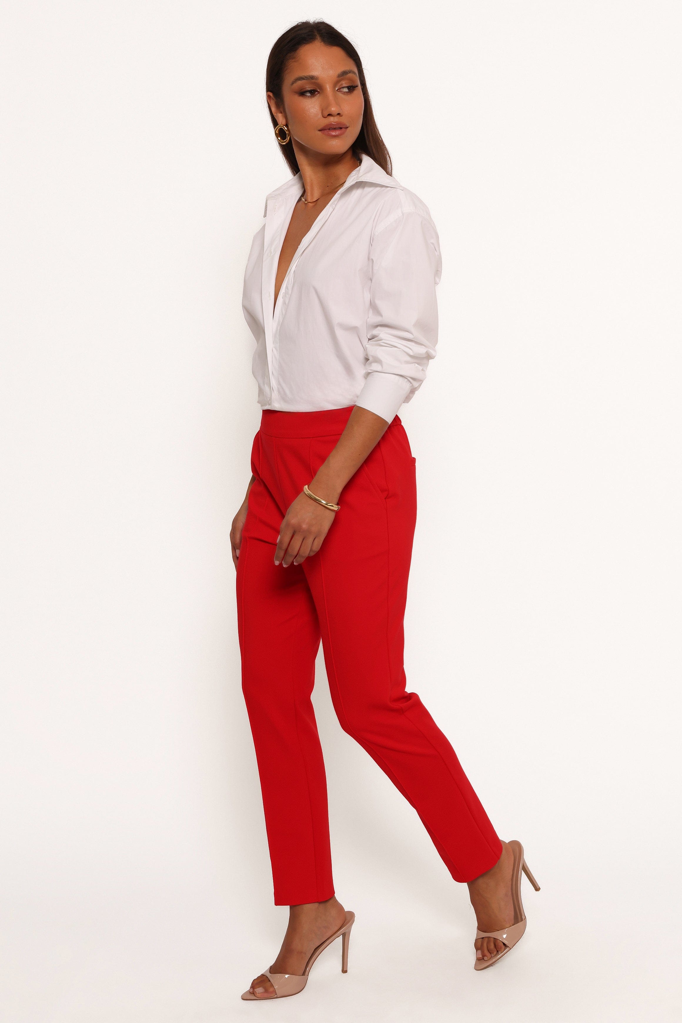 Petal and Pup USA BOTTOMS Martina Pant - Red