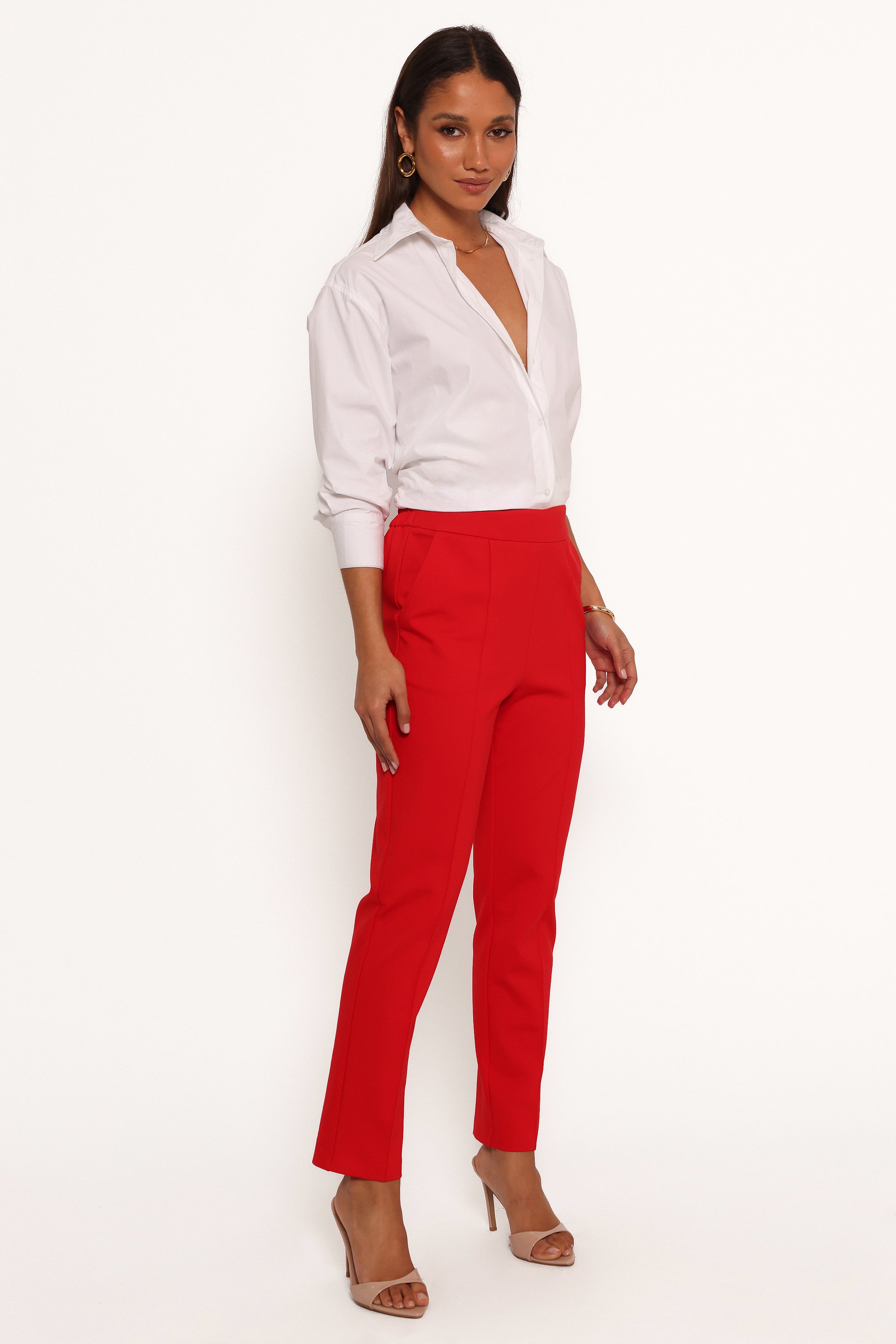 Petal and Pup USA BOTTOMS Martina Pant - Red